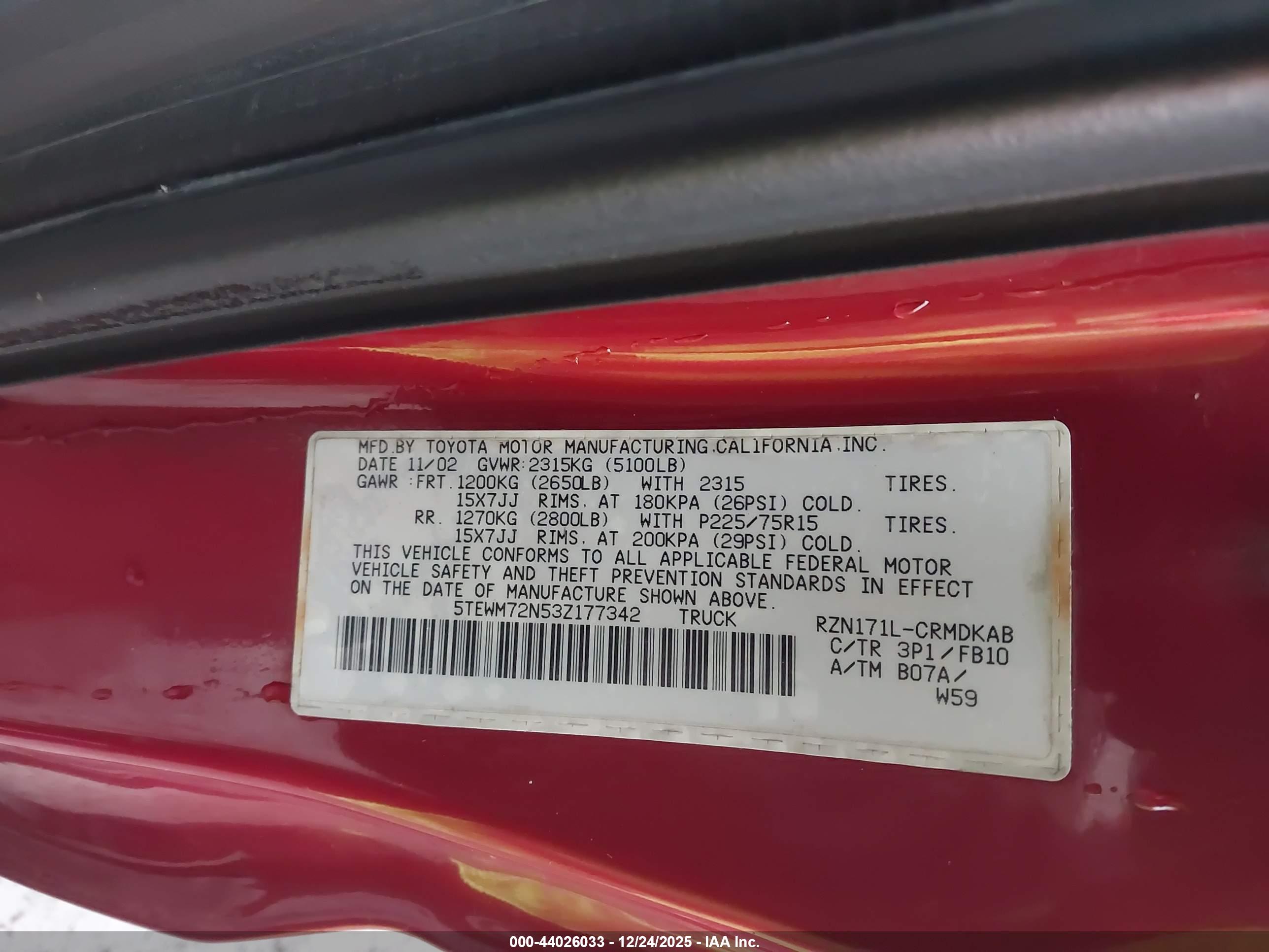 TOYOTA TACOMA image 9