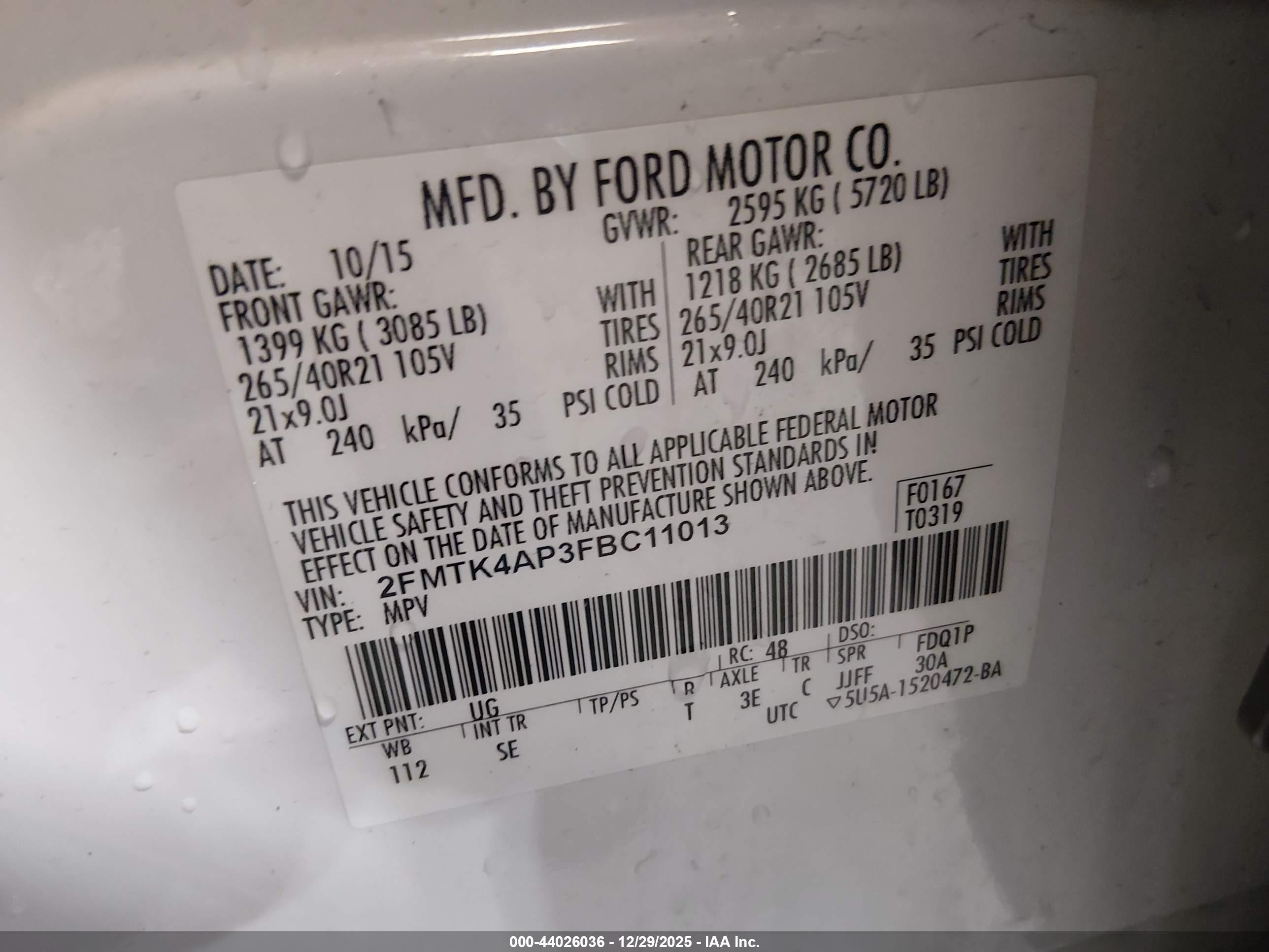 FORD EDGE image 9