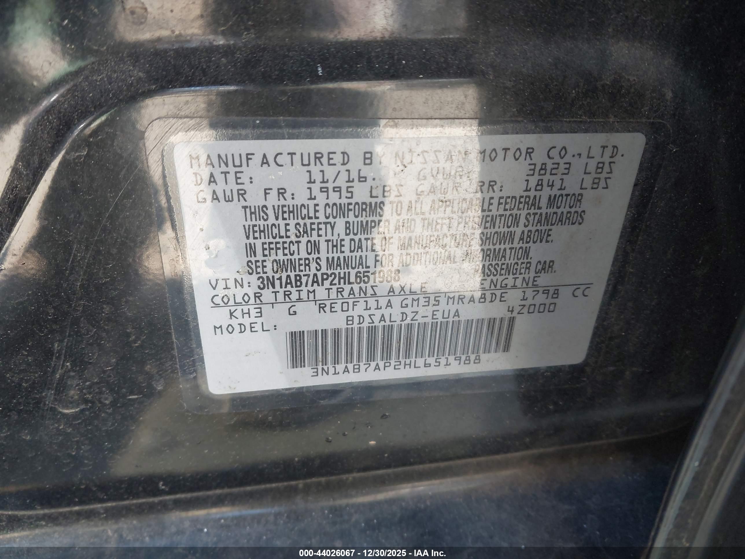 NISSAN SENTRA image 9