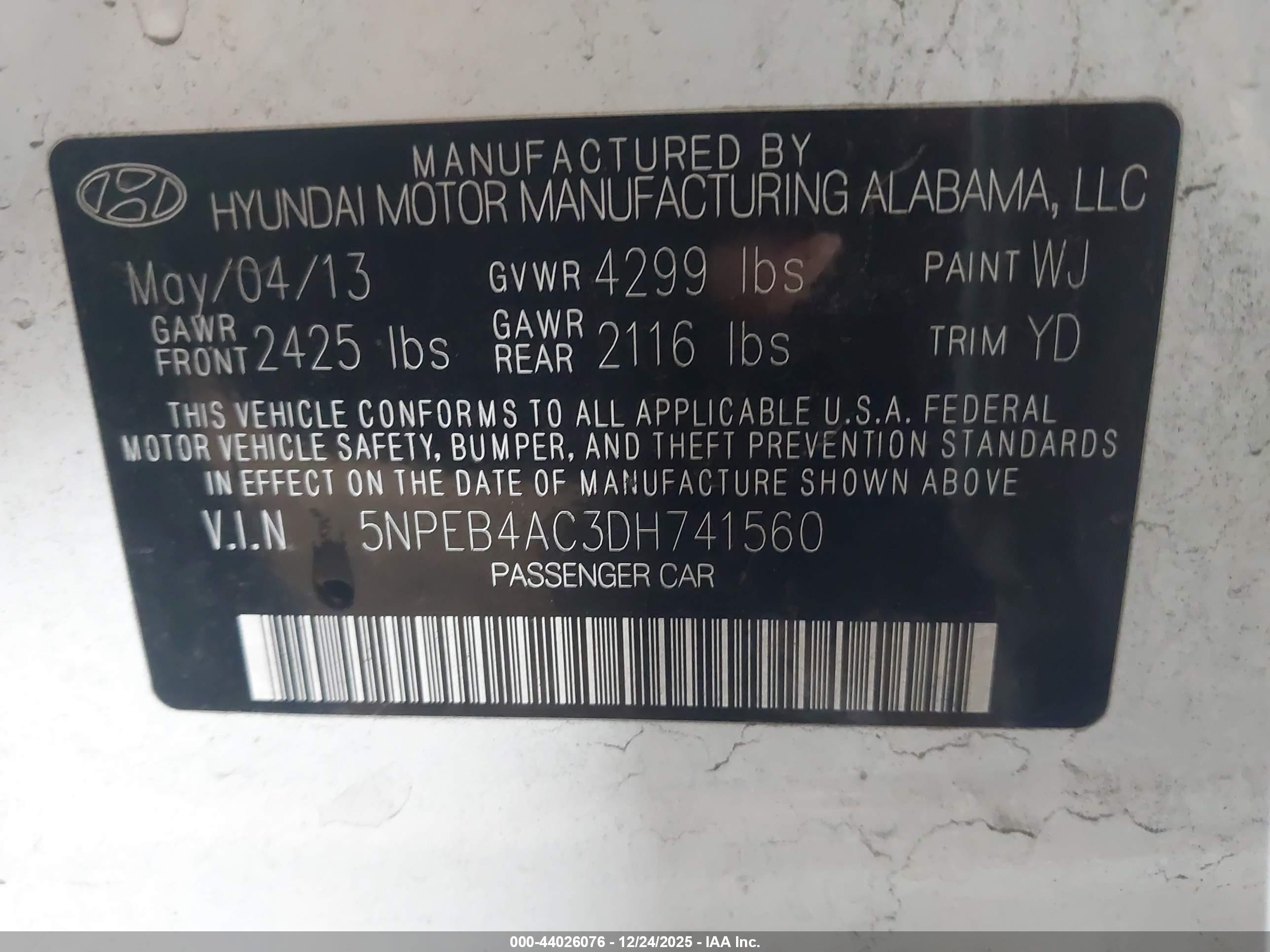 HYUNDAI SONATA image 9