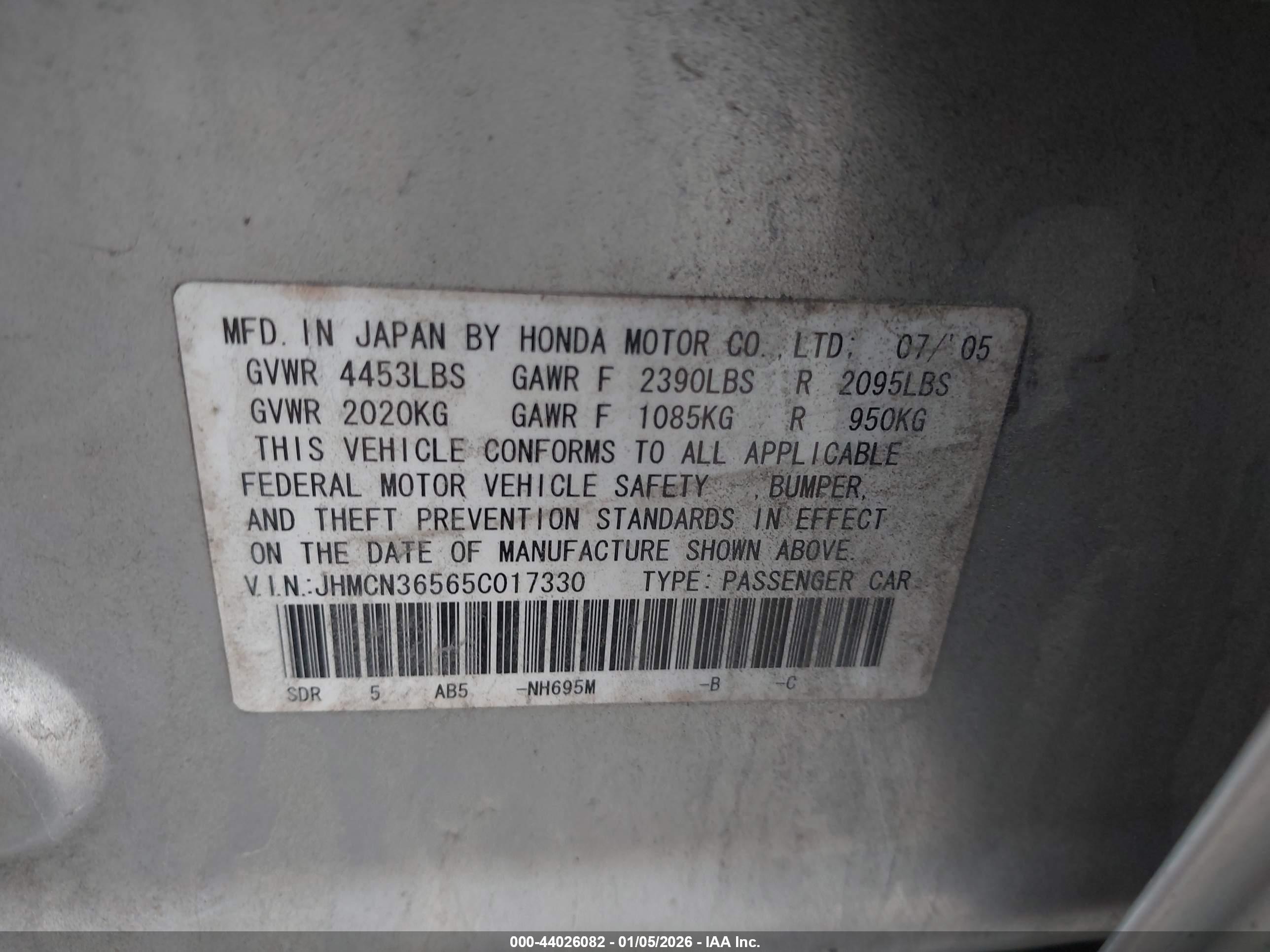 HONDA ACCORD image 9