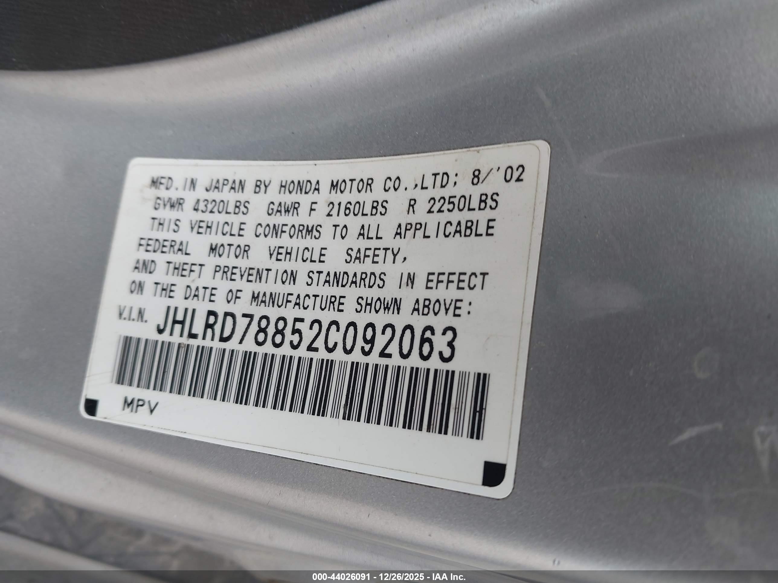 HONDA CR-V image 9