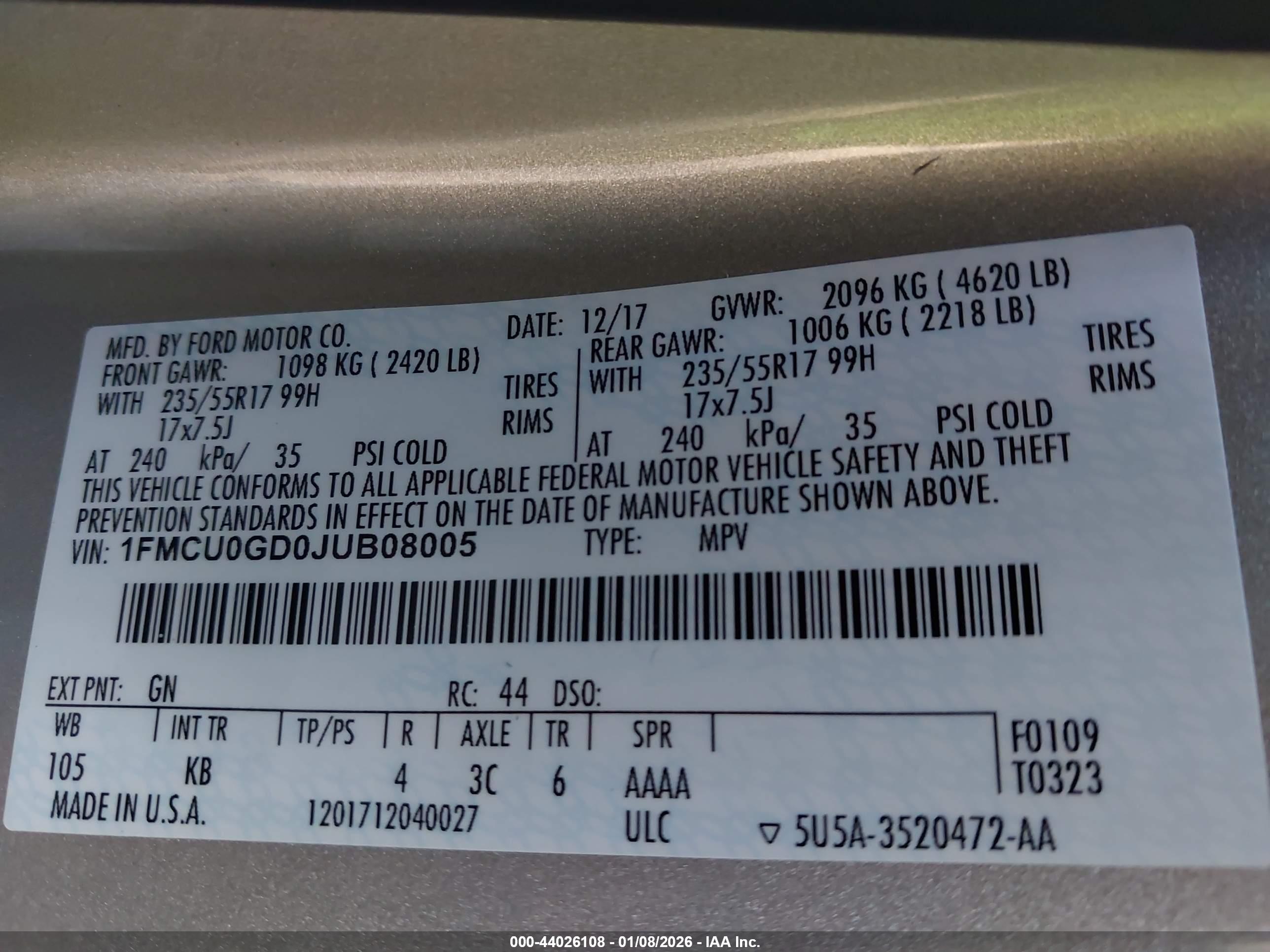 FORD ESCAPE image 9