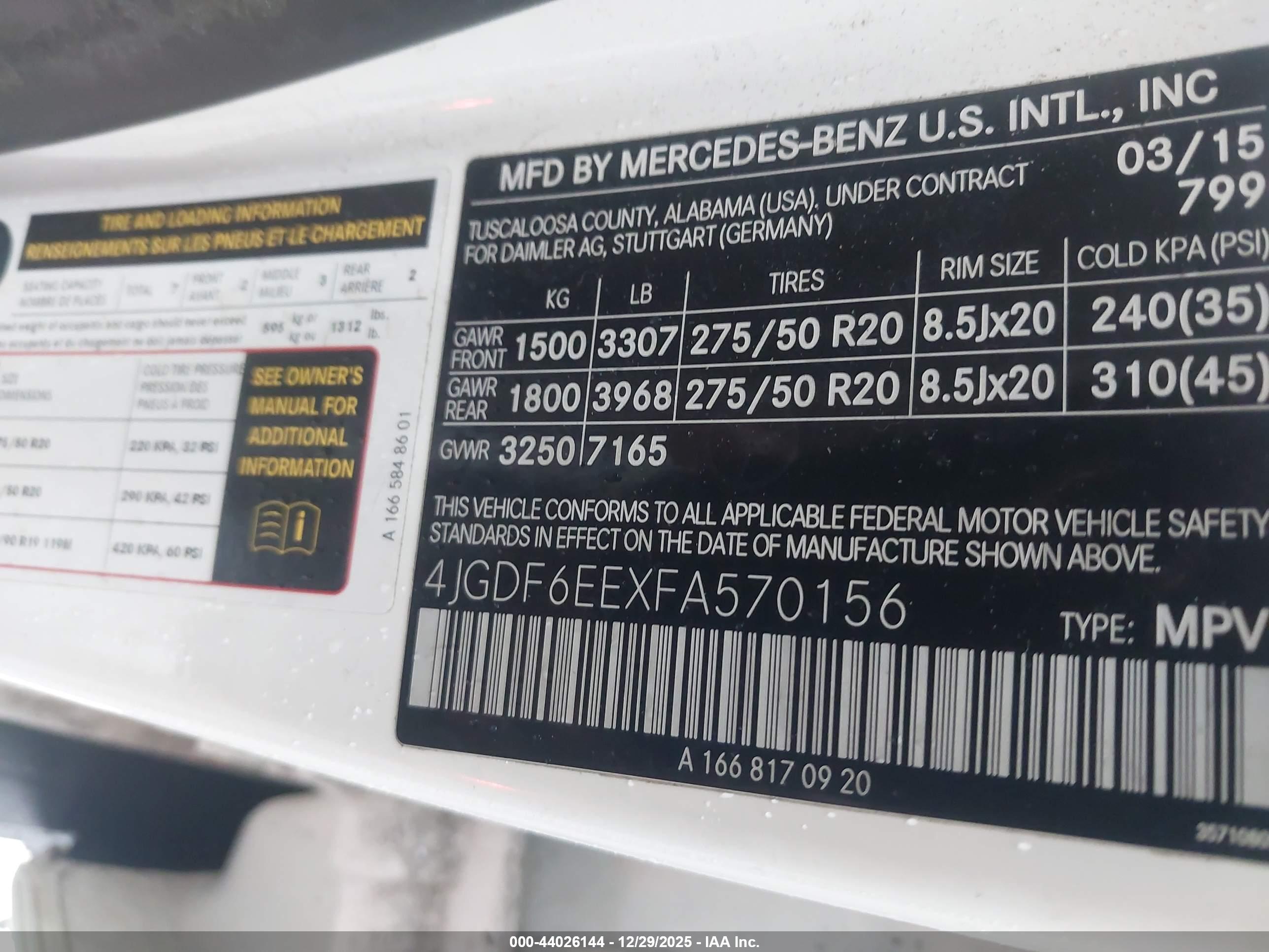 MERCEDES-BENZ GL image 9