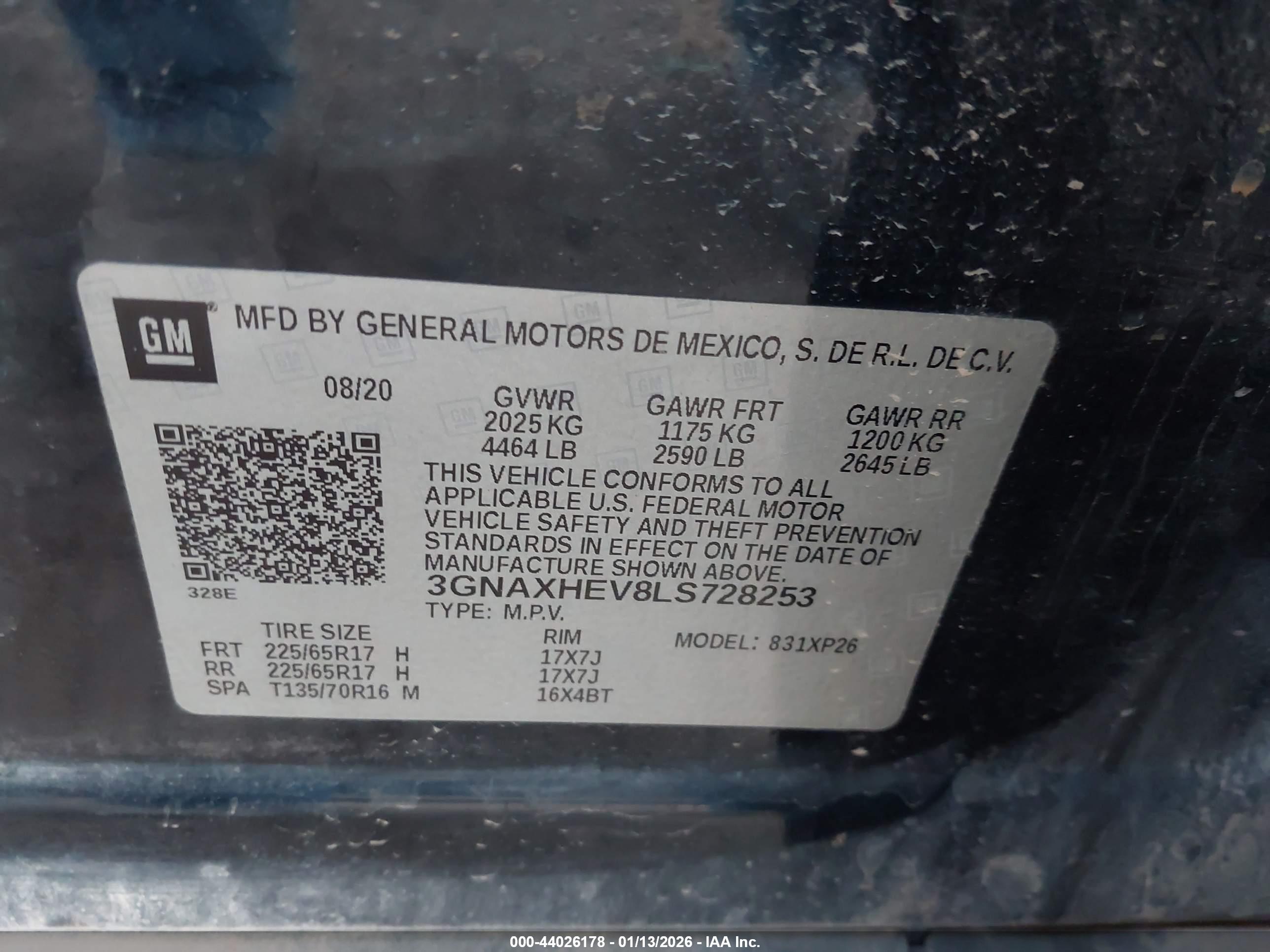 CHEVROLET EQUINOX image 9