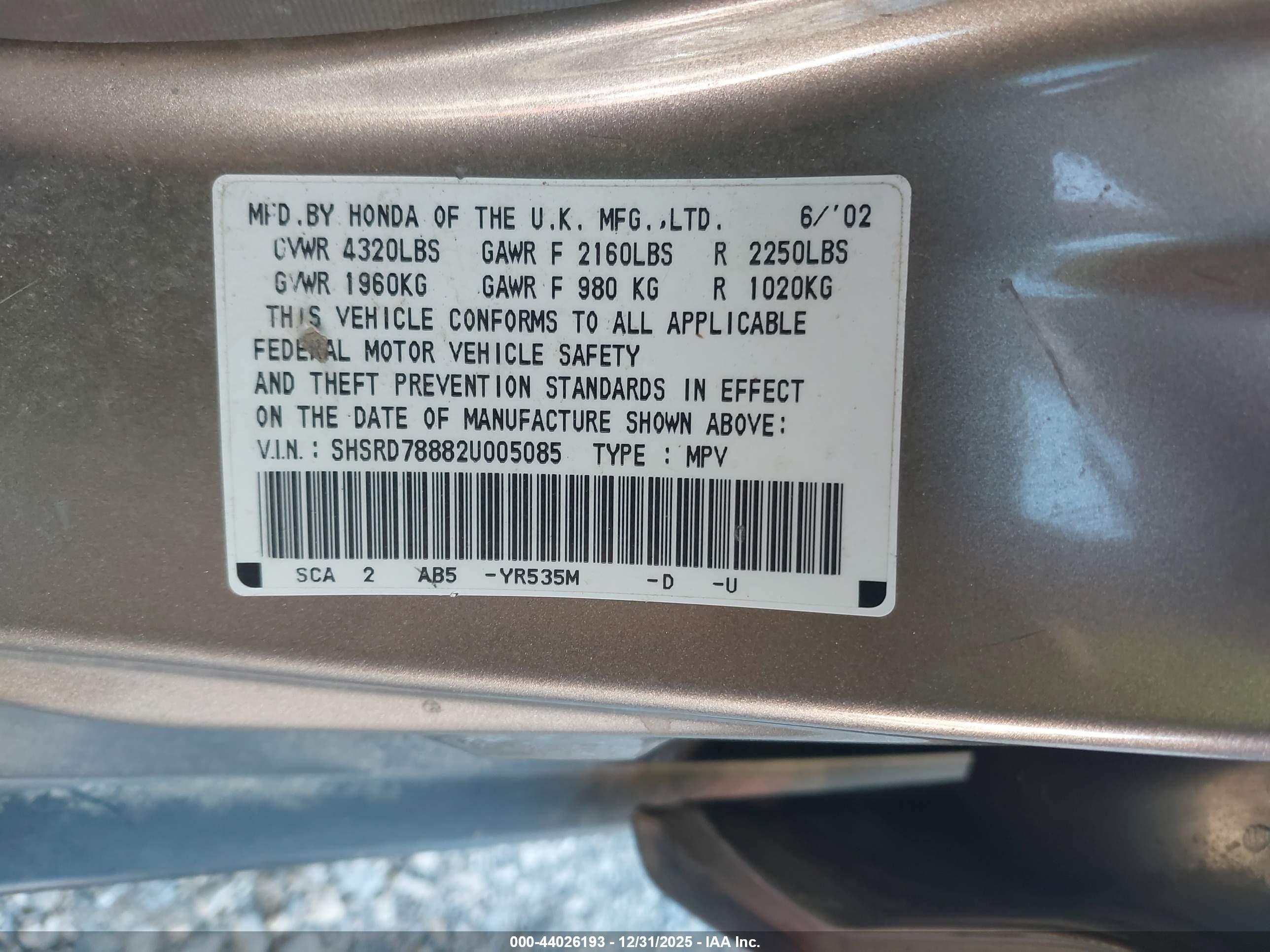 HONDA CR-V image 9