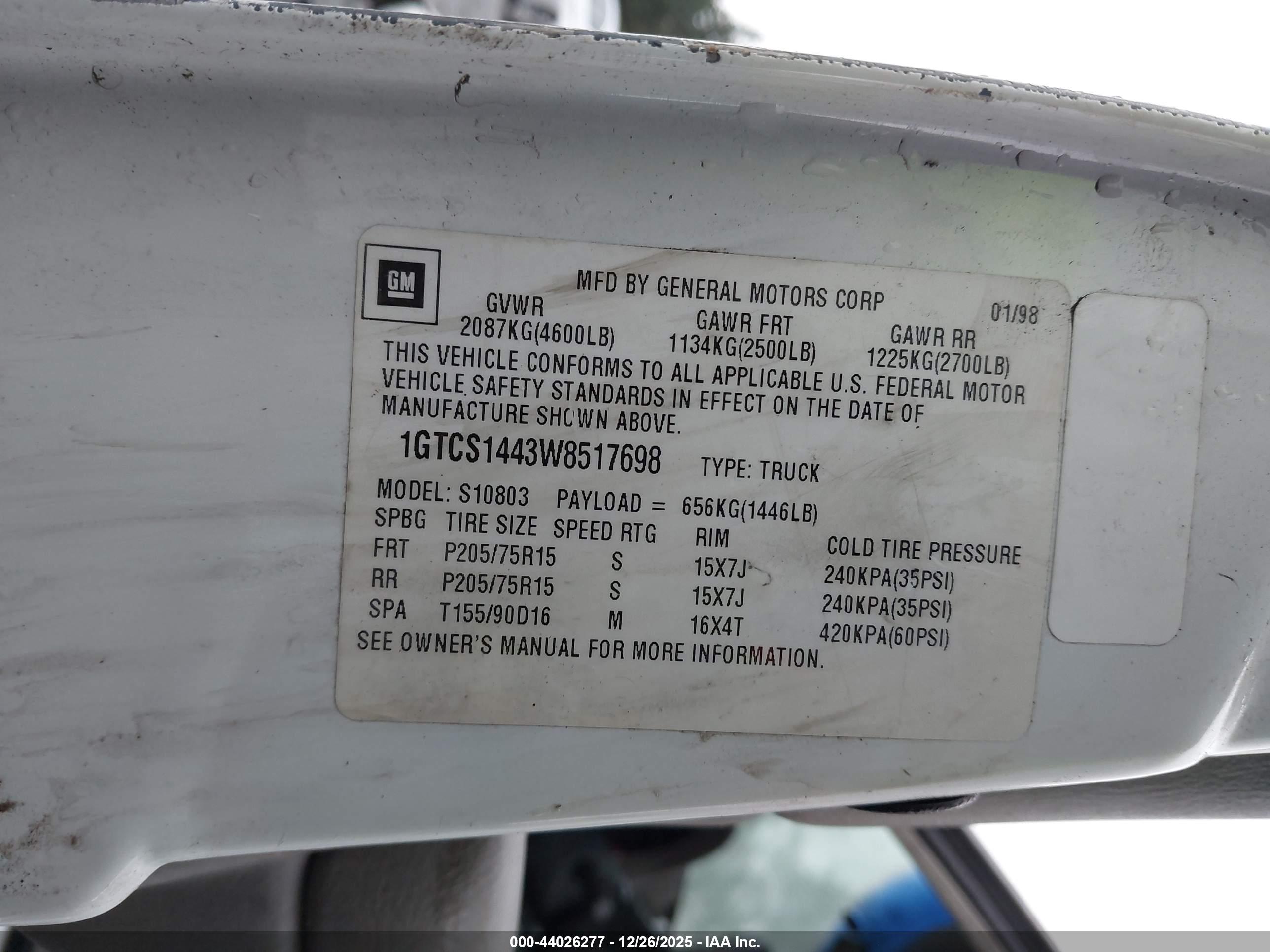 GMC SONOMA image 9