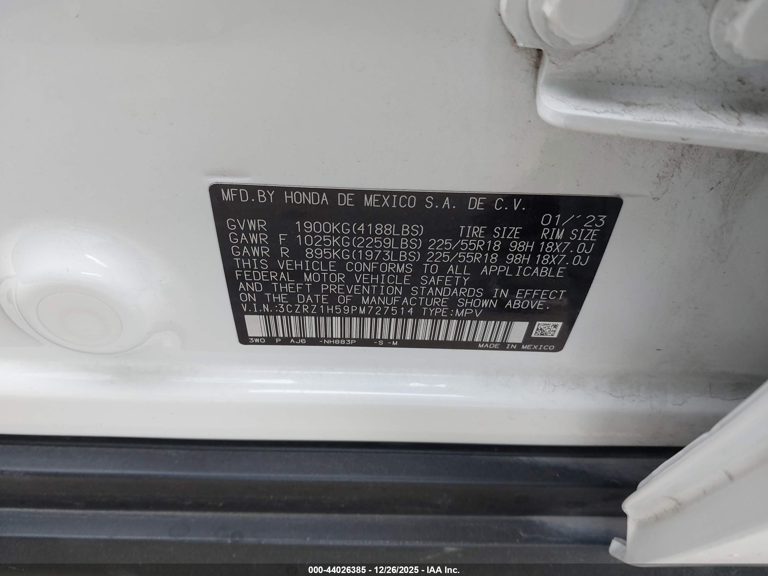 HONDA HR-V image 9