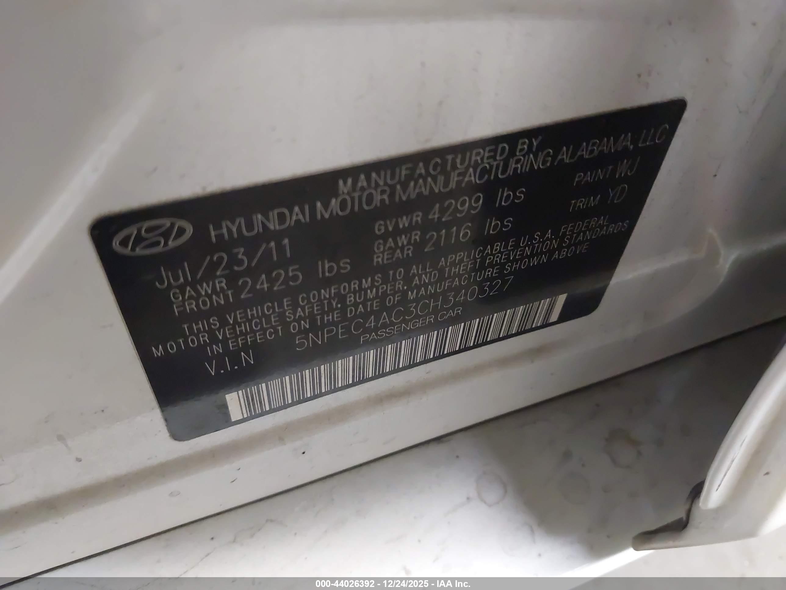 HYUNDAI SONATA image 9