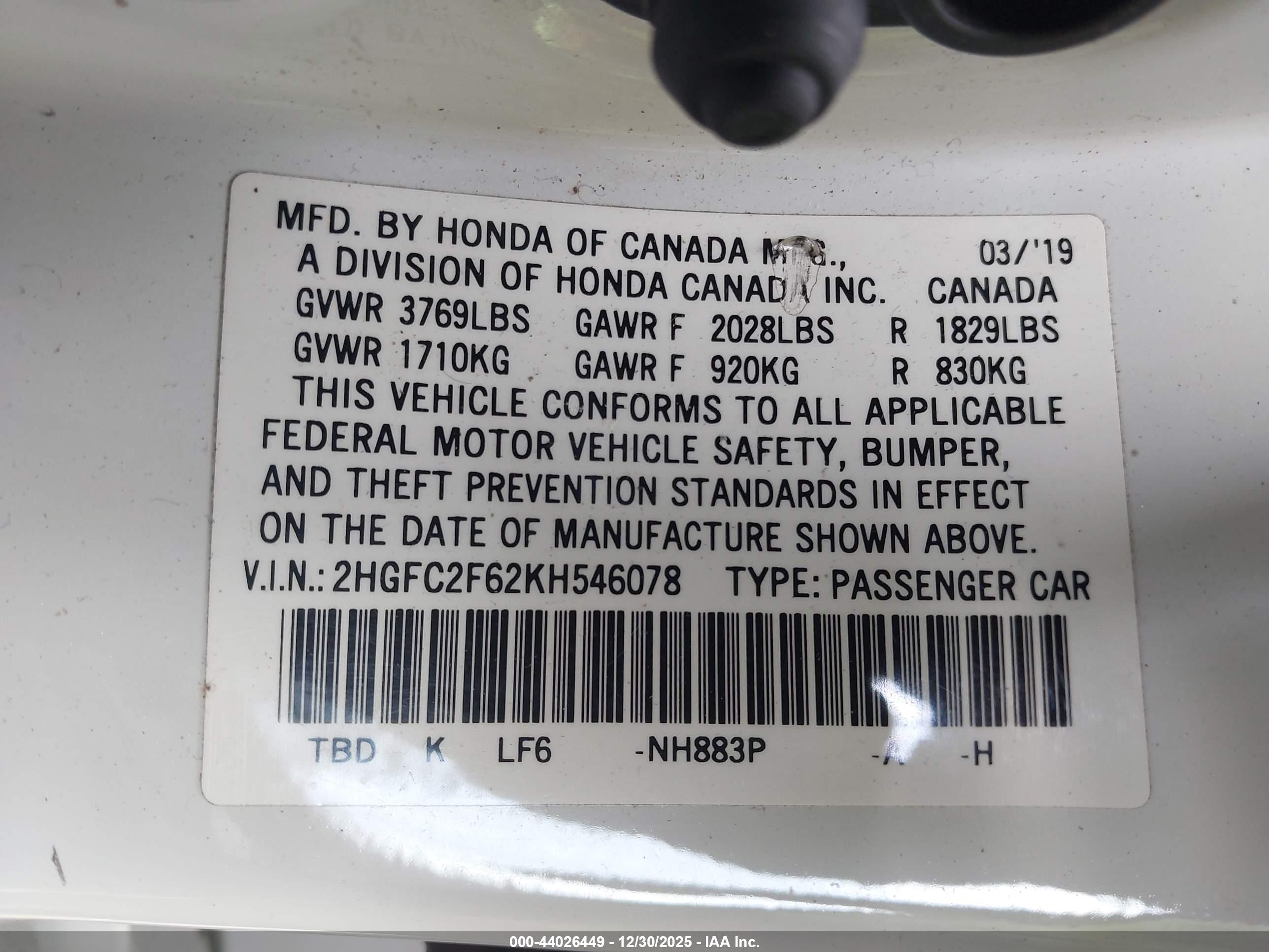 HONDA CIVIC image 9