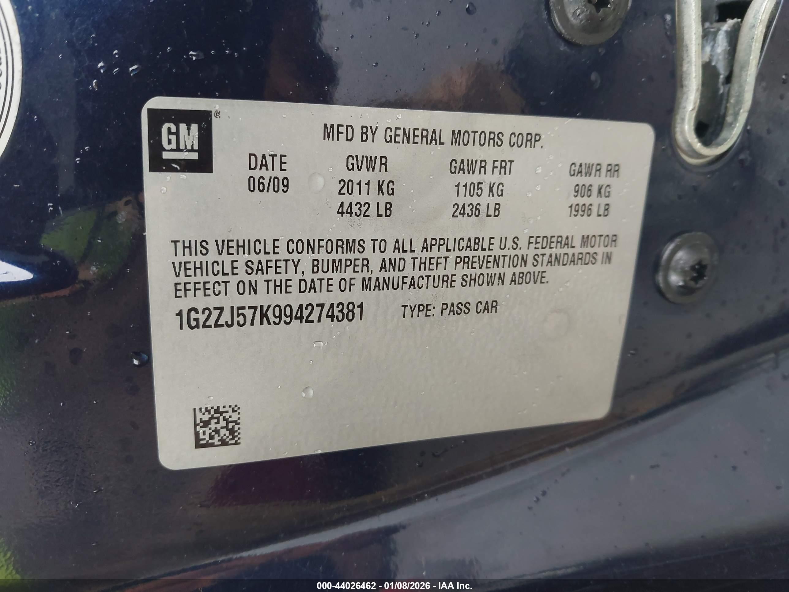 PONTIAC G6 image 9