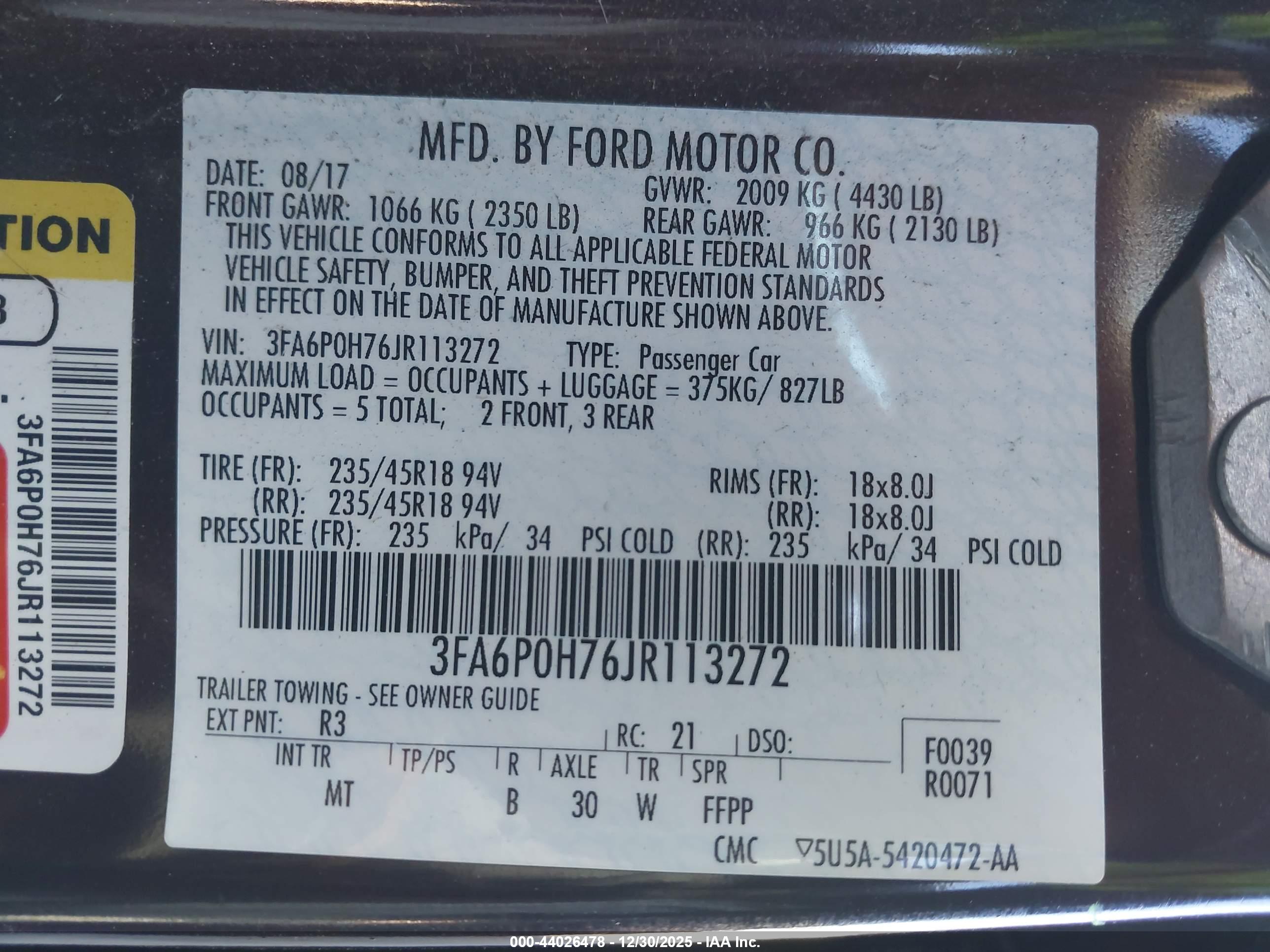 FORD FUSION image 9