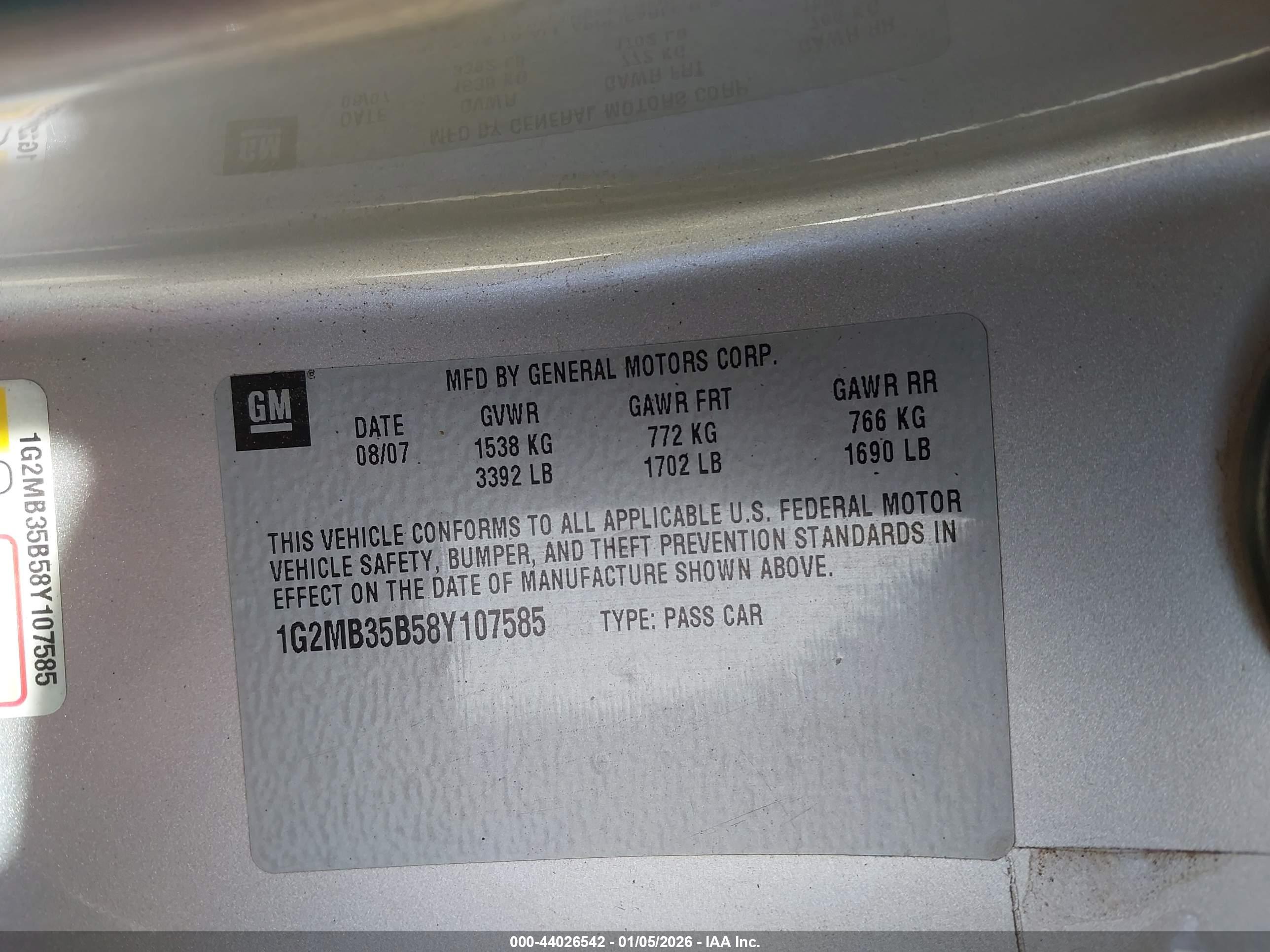 PONTIAC SOLSTICE image 9