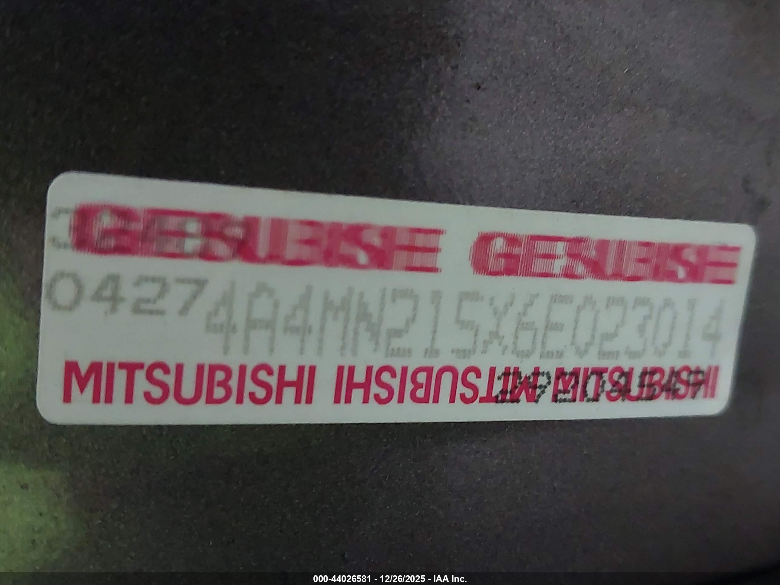 MITSUBISHI ENDEAVOR image 9
