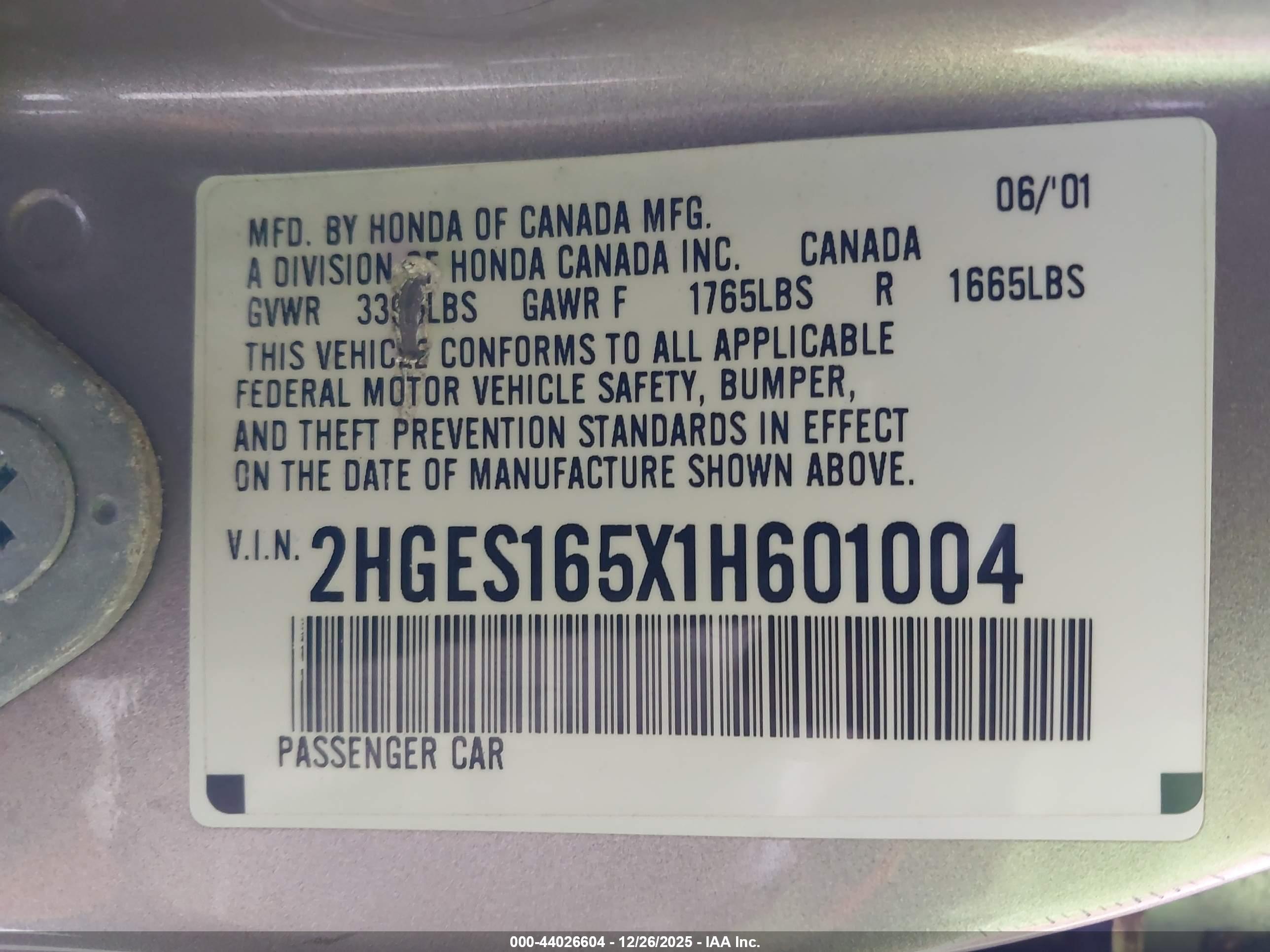 HONDA CIVIC image 9