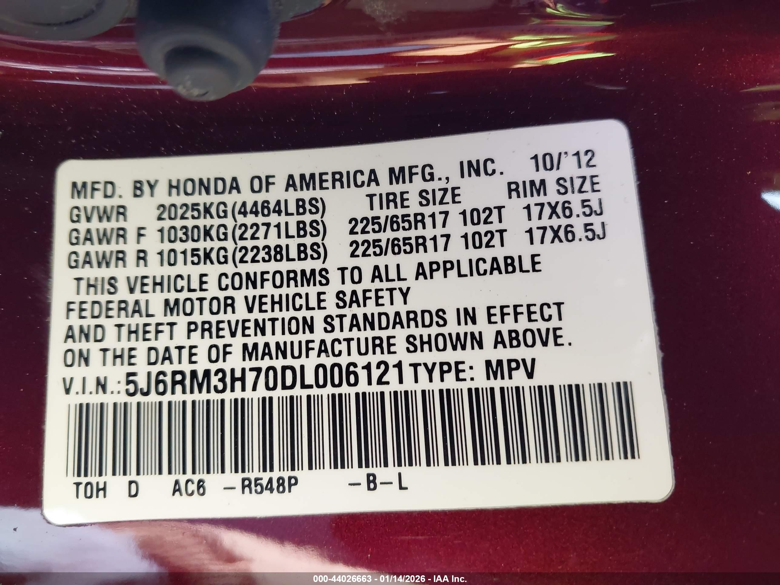 HONDA CR-V image 9