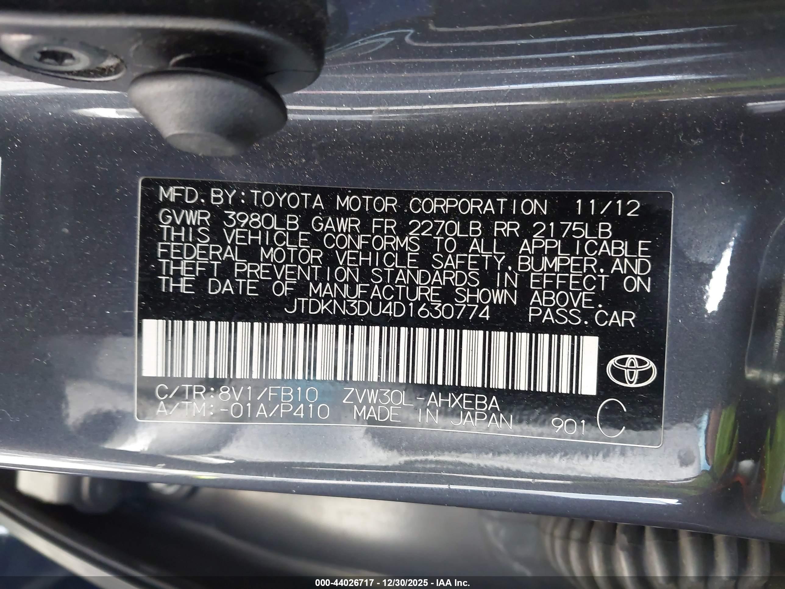 TOYOTA PRIUS image 9