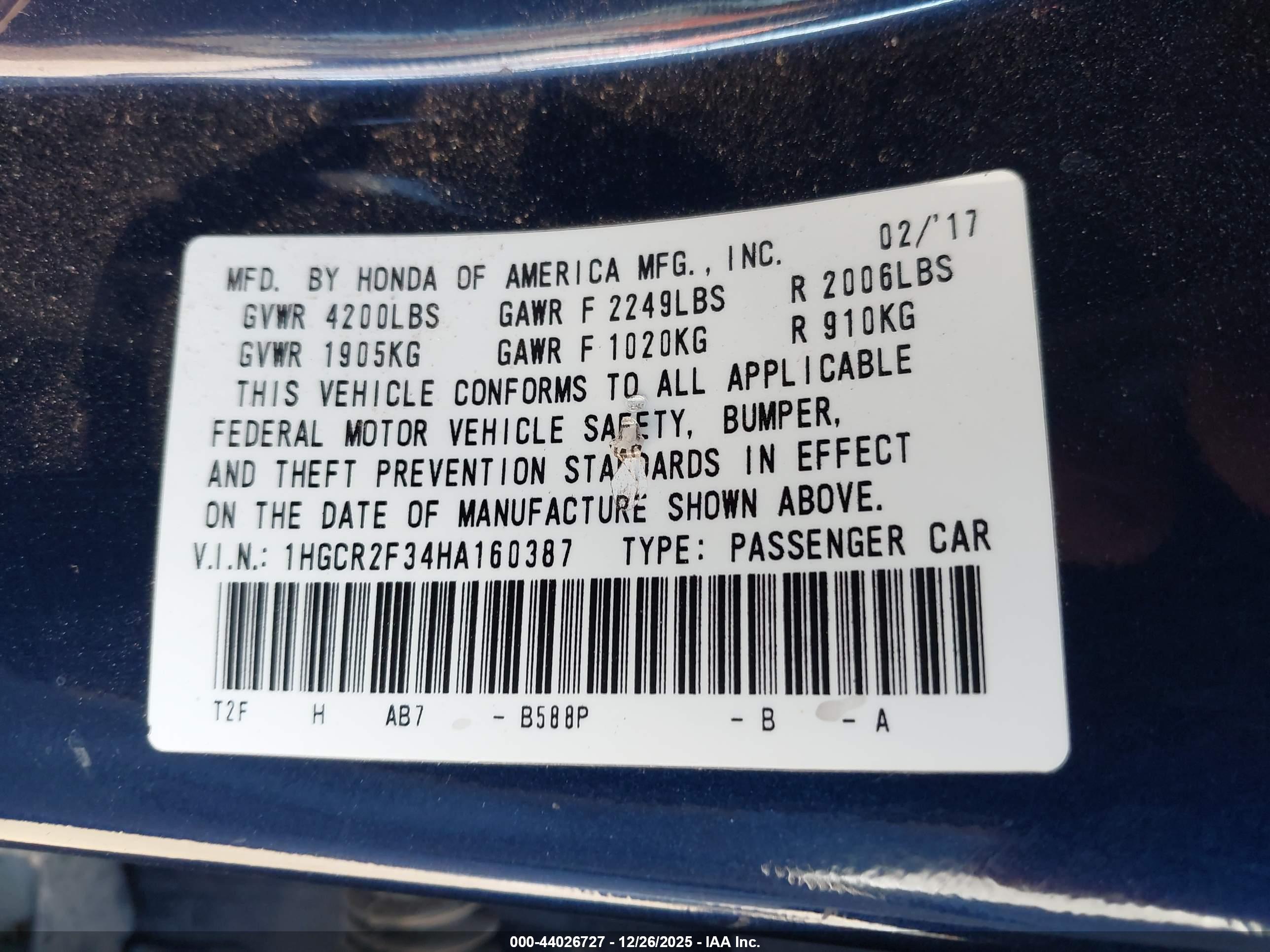 HONDA ACCORD image 9