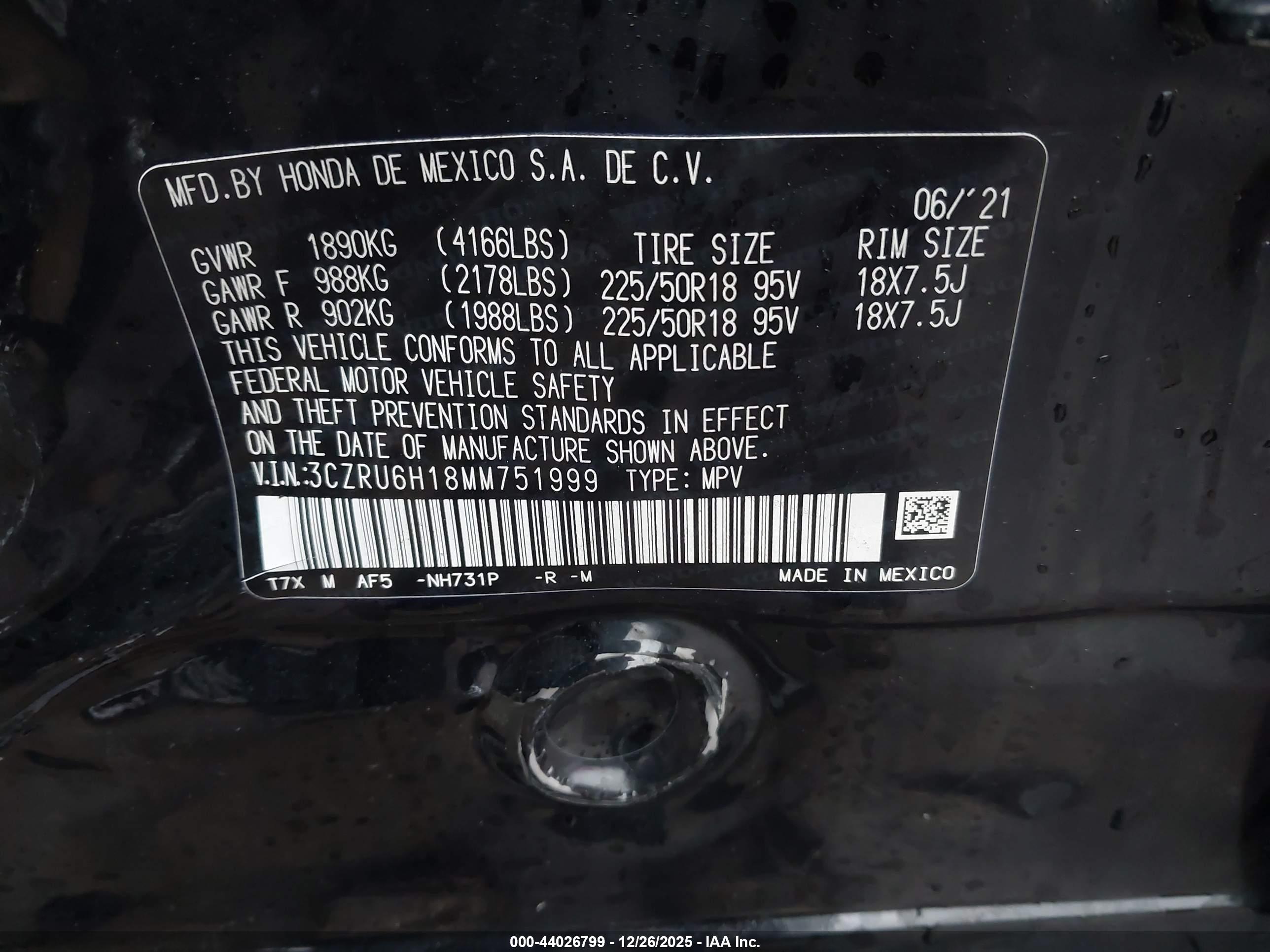 HONDA HR-V image 9