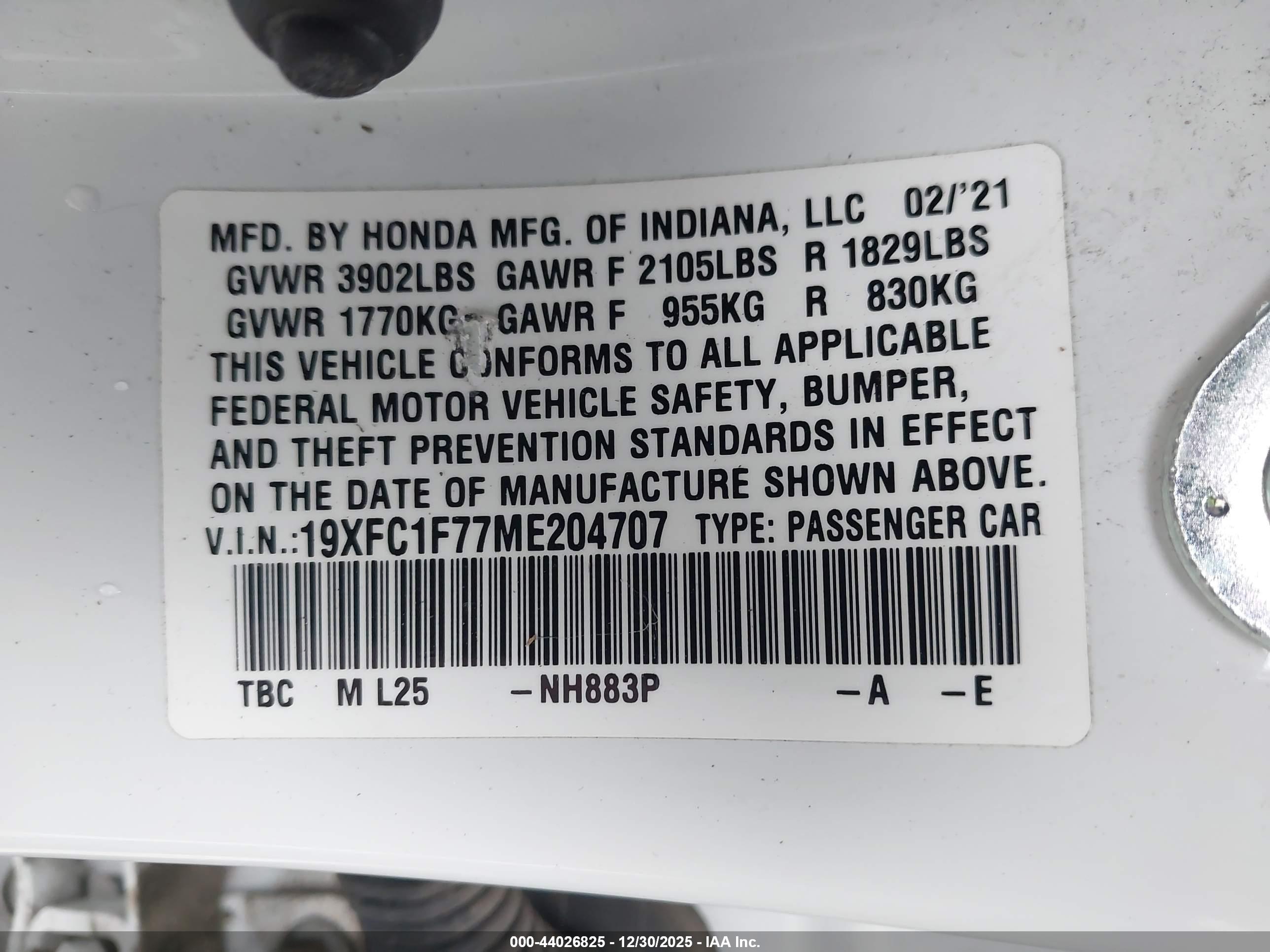 HONDA CIVIC image 9
