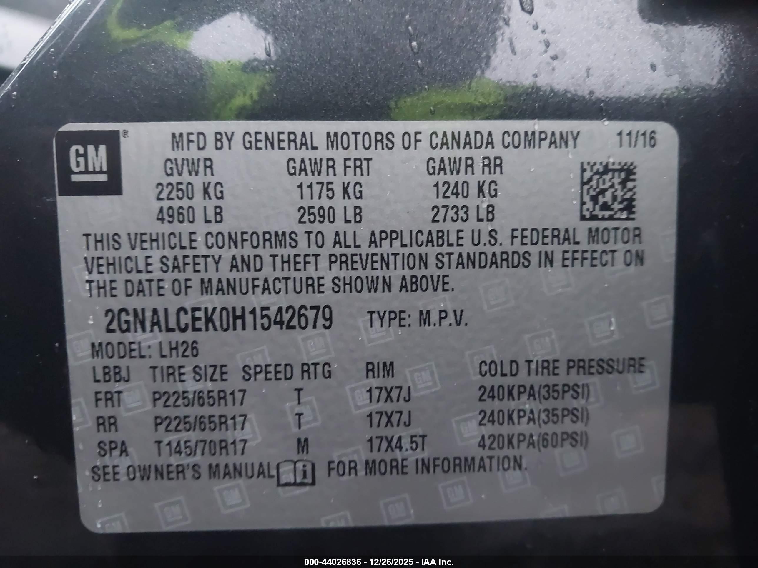 CHEVROLET EQUINOX image 9