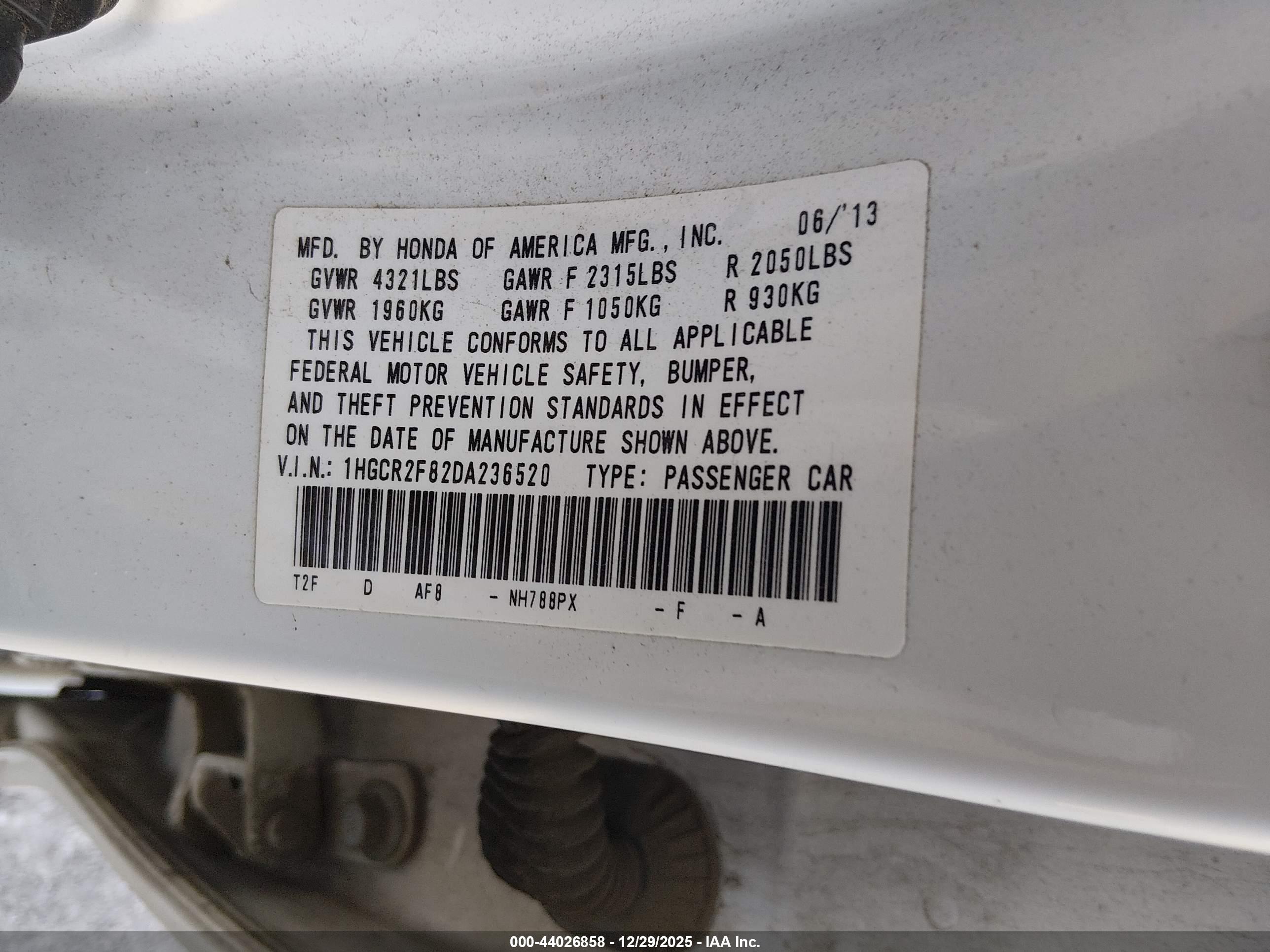 HONDA ACCORD image 9