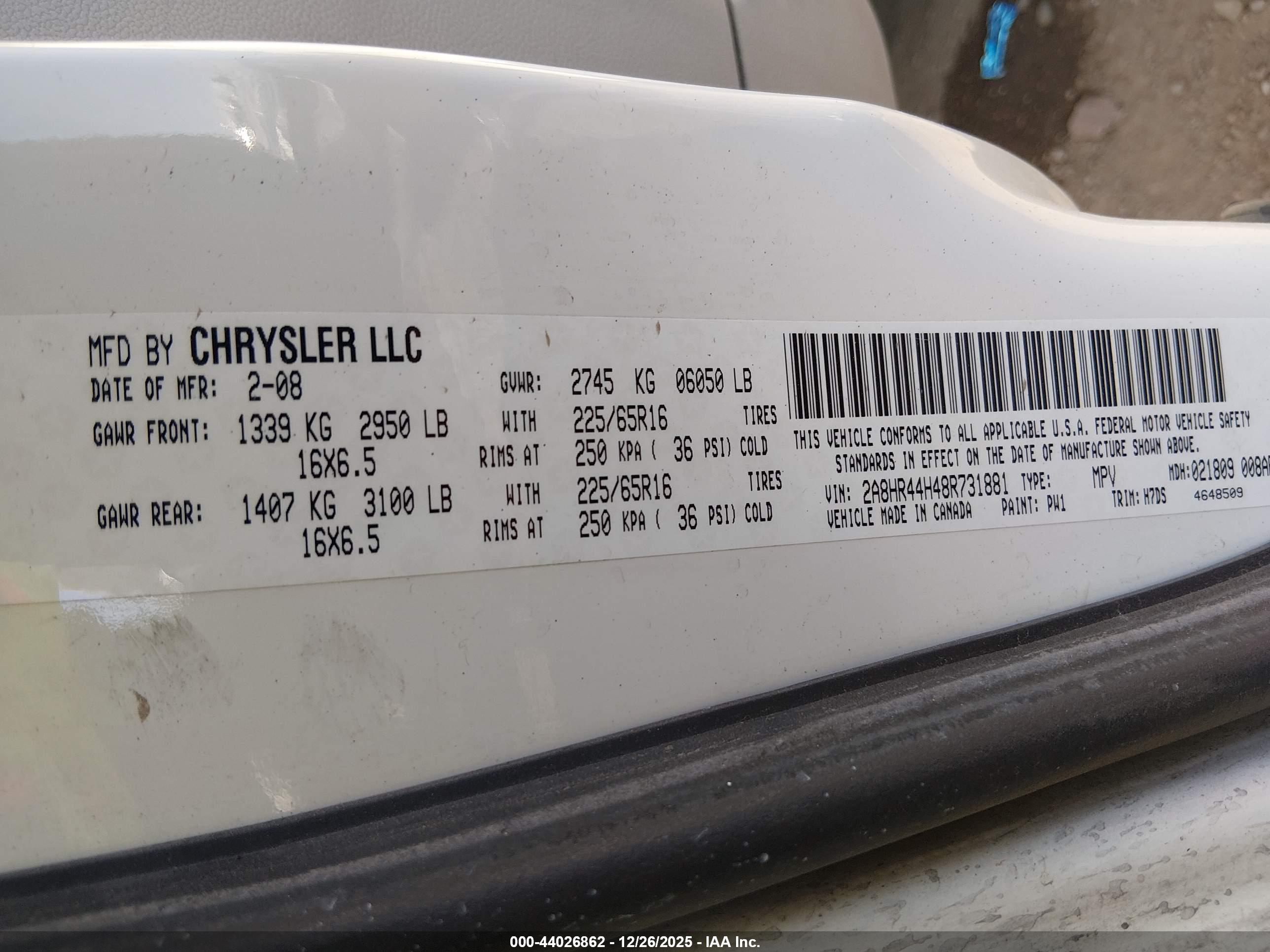 CHRYSLER TOWN image 9