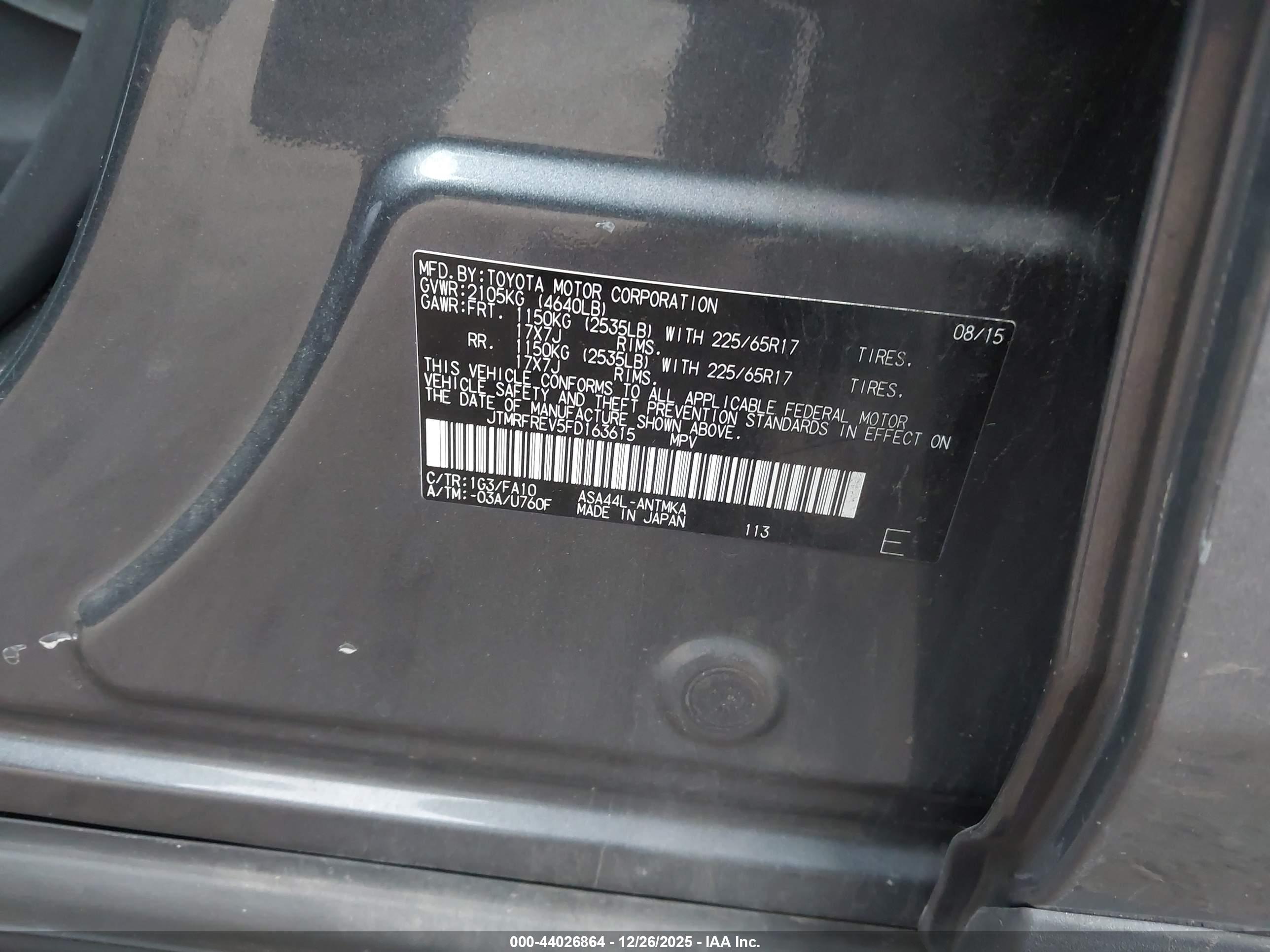 TOYOTA RAV4 image 9