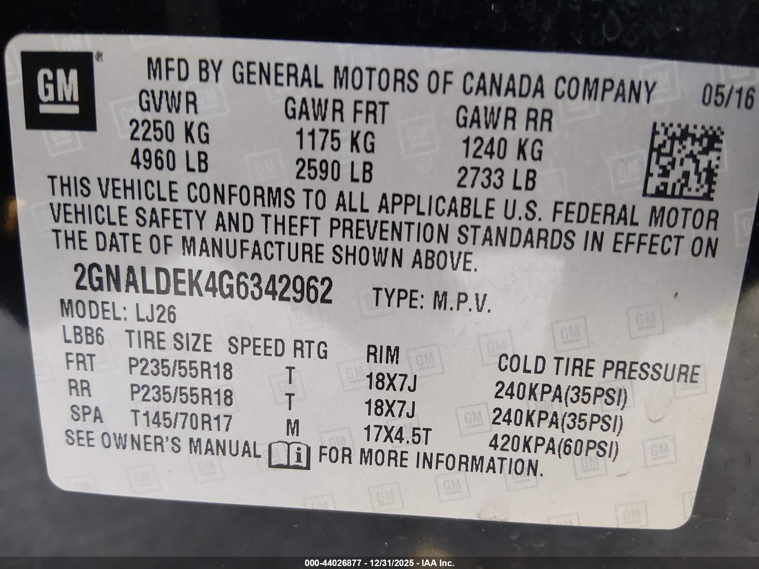 CHEVROLET EQUINOX image 9