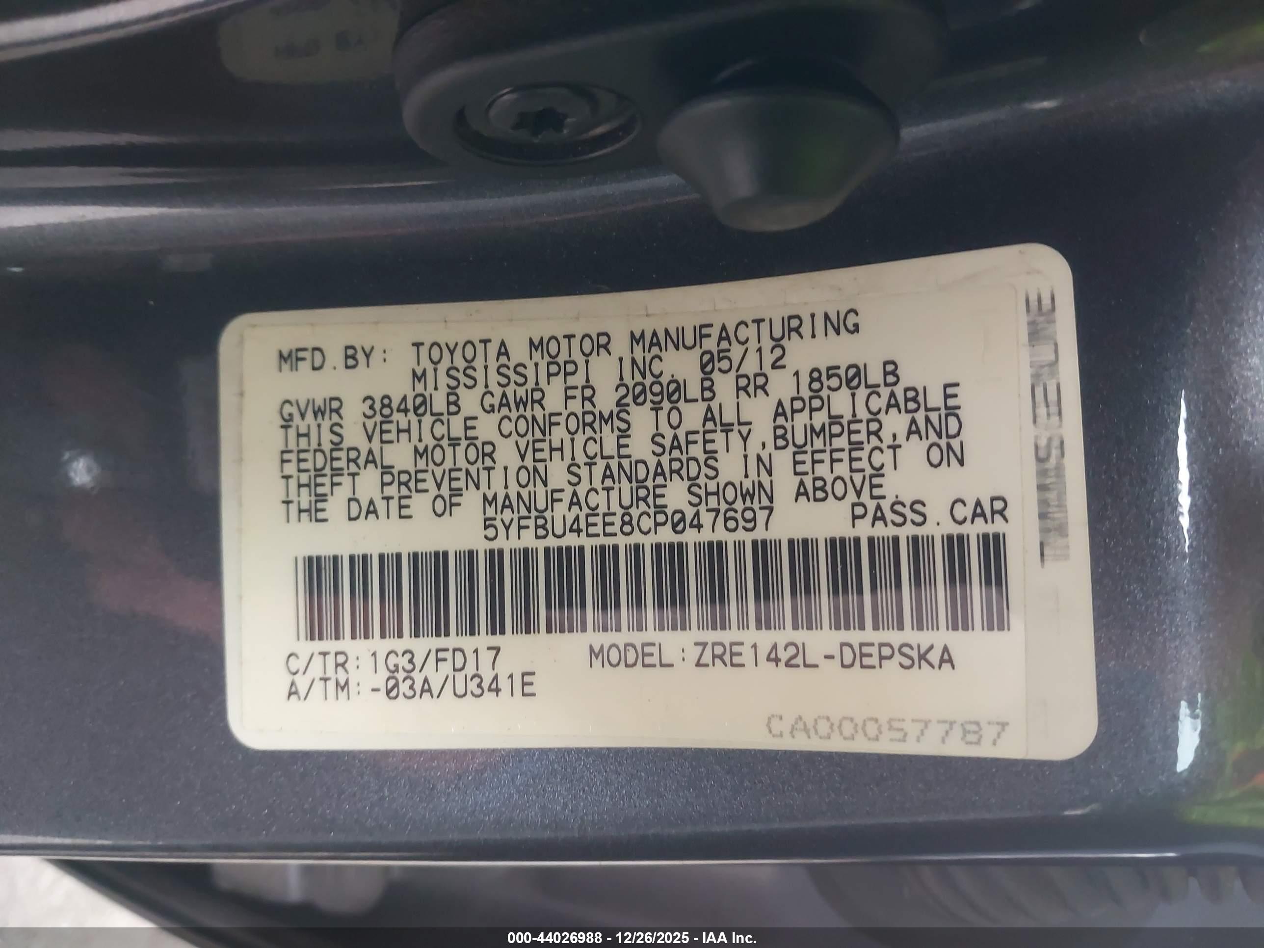 TOYOTA COROLLA image 9