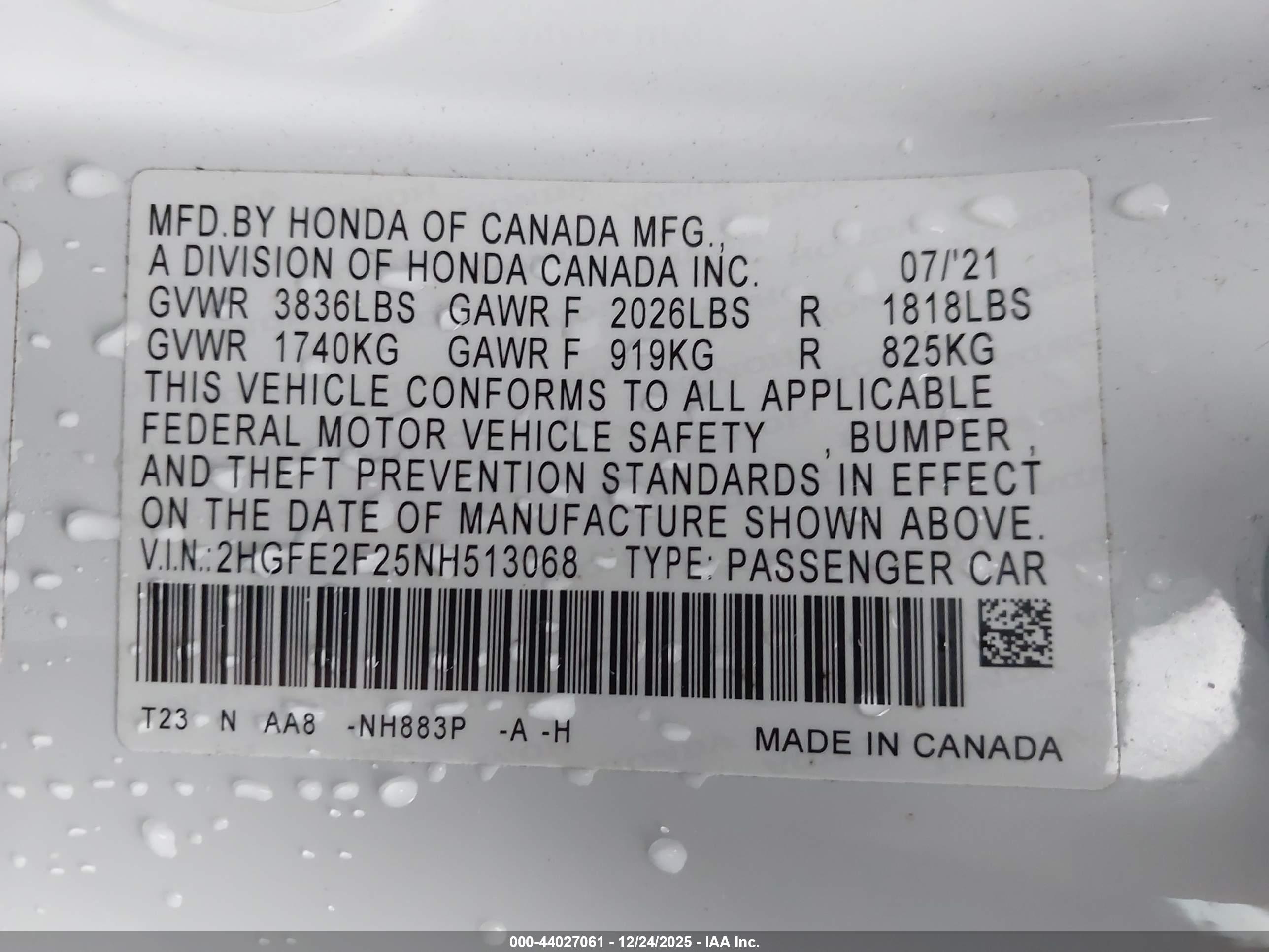 HONDA CIVIC image 9