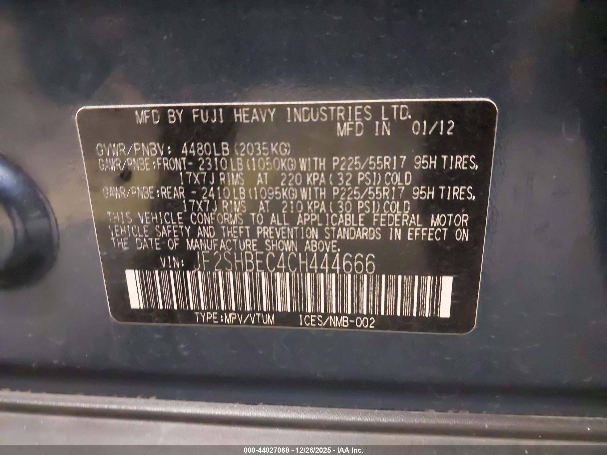 SUBARU FORESTER image 9