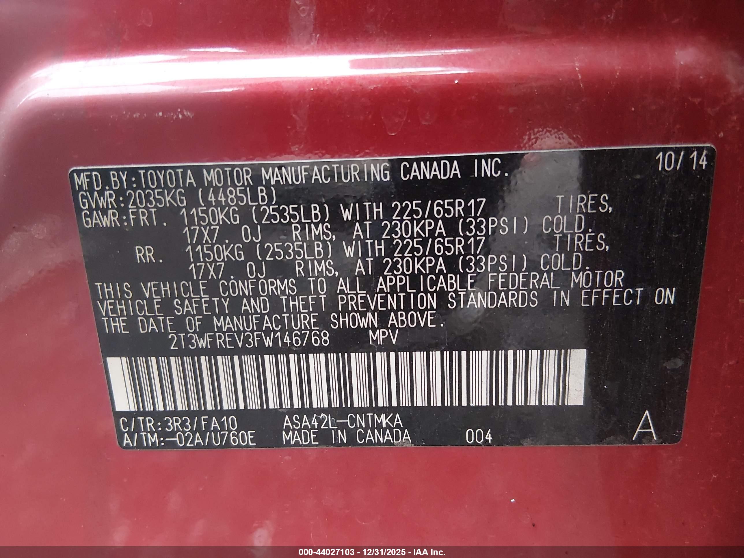TOYOTA RAV4 image 9