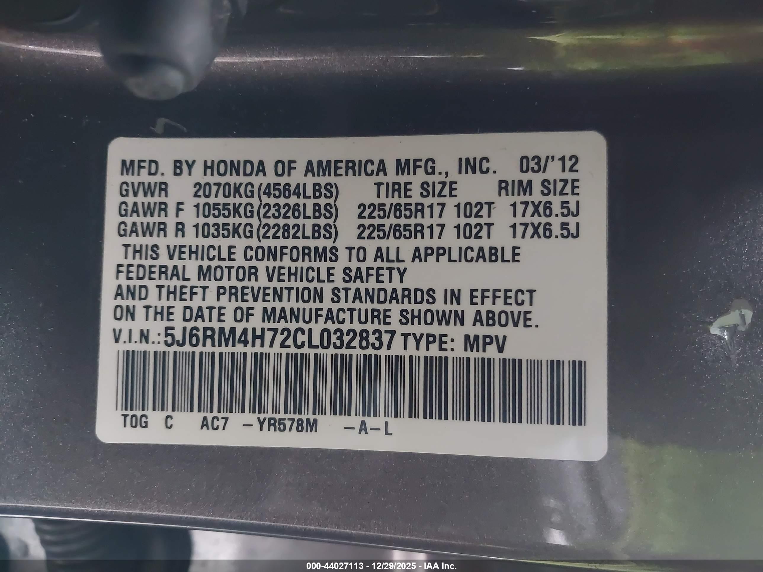 HONDA CR-V image 9