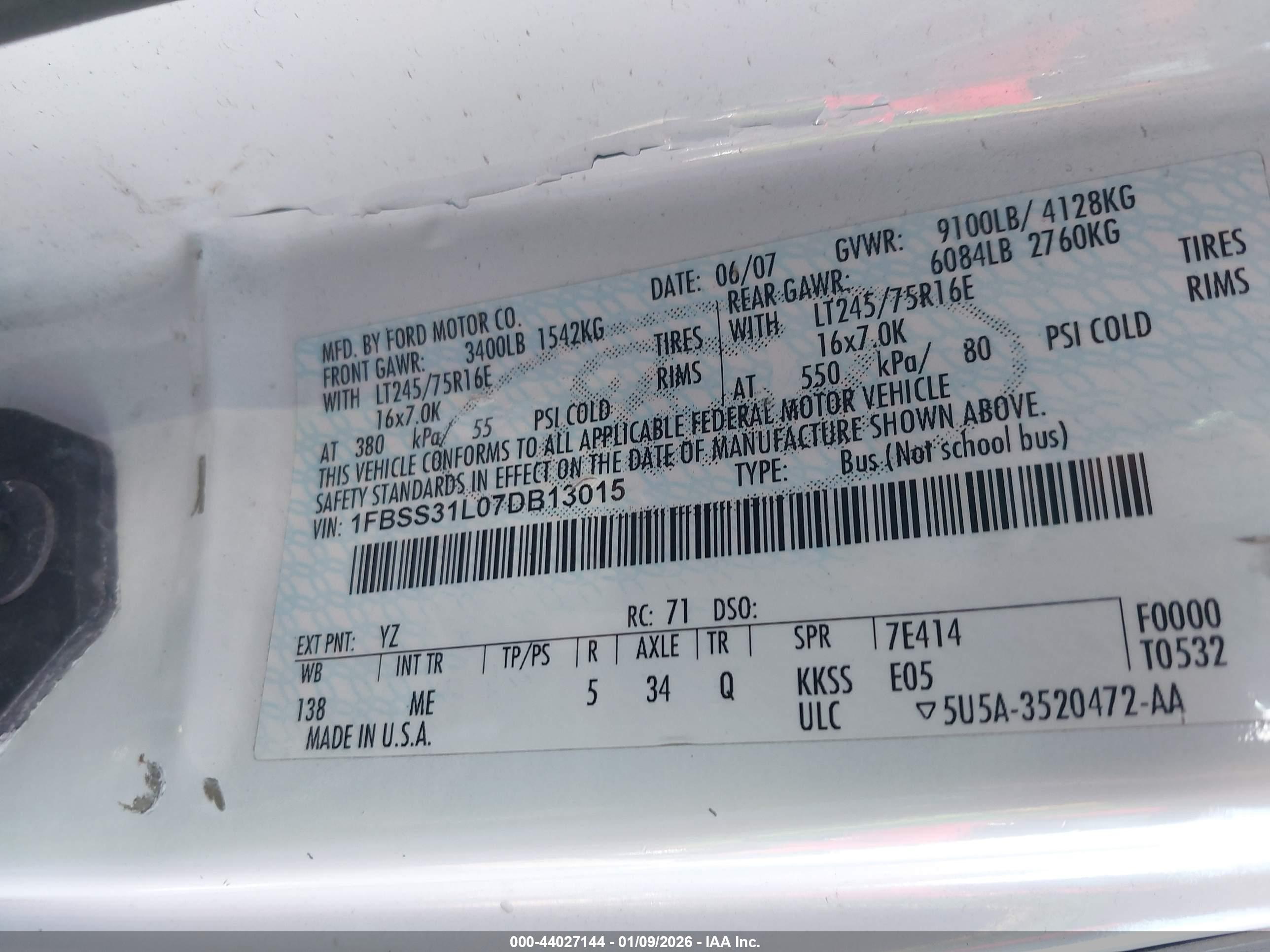 FORD E-350 image 9