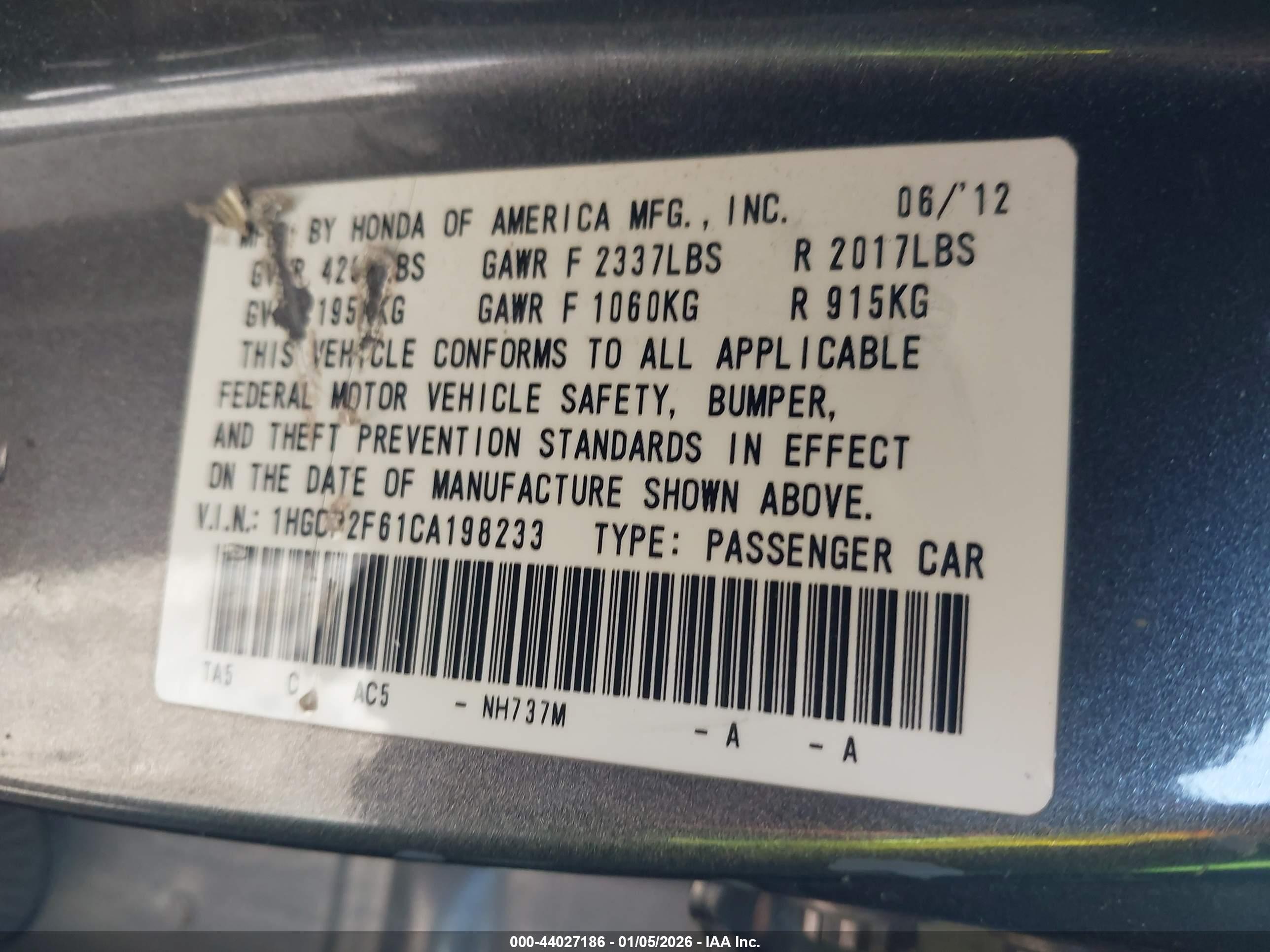 HONDA ACCORD image 9