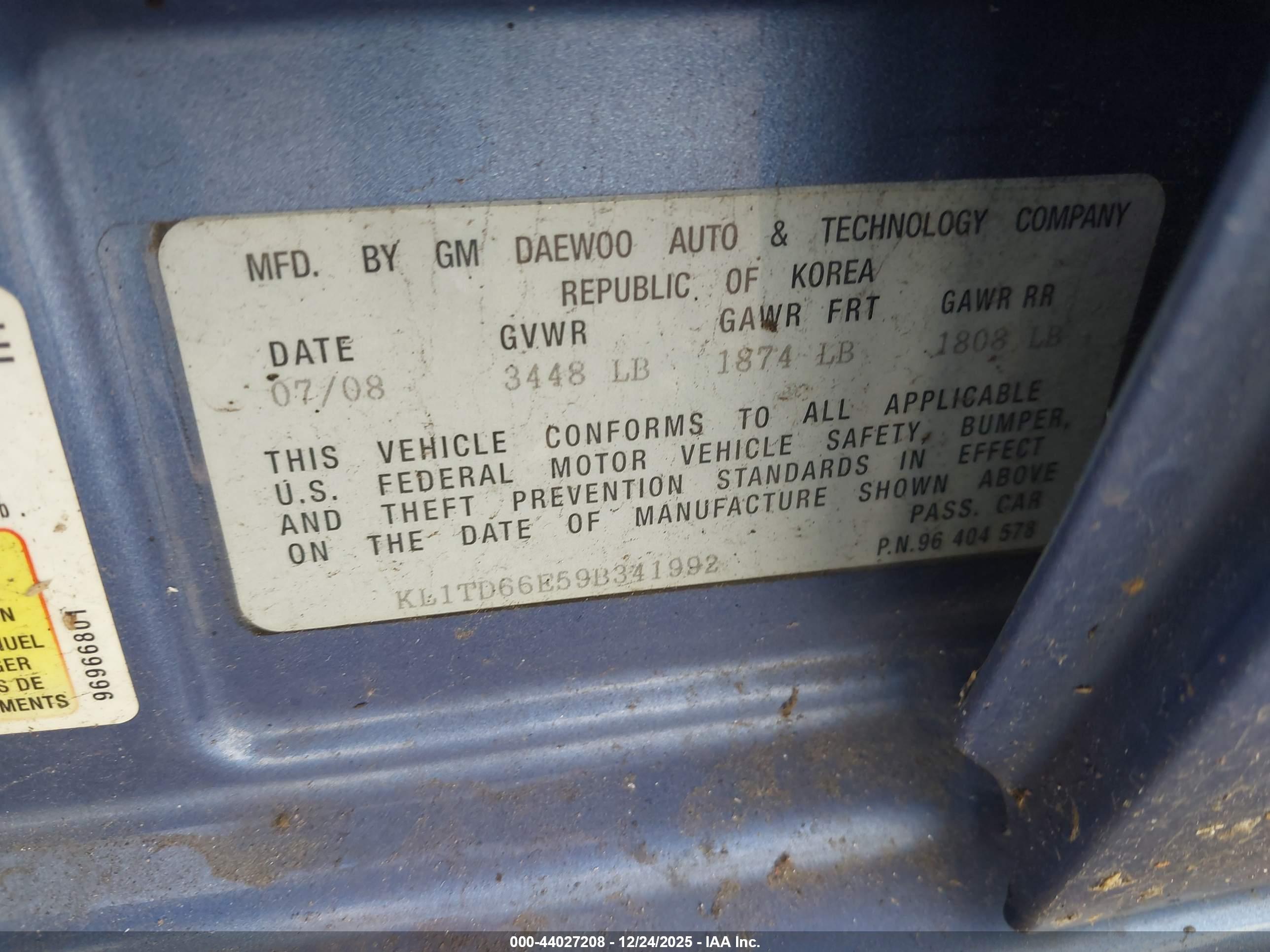 CHEVROLET AVEO image 9