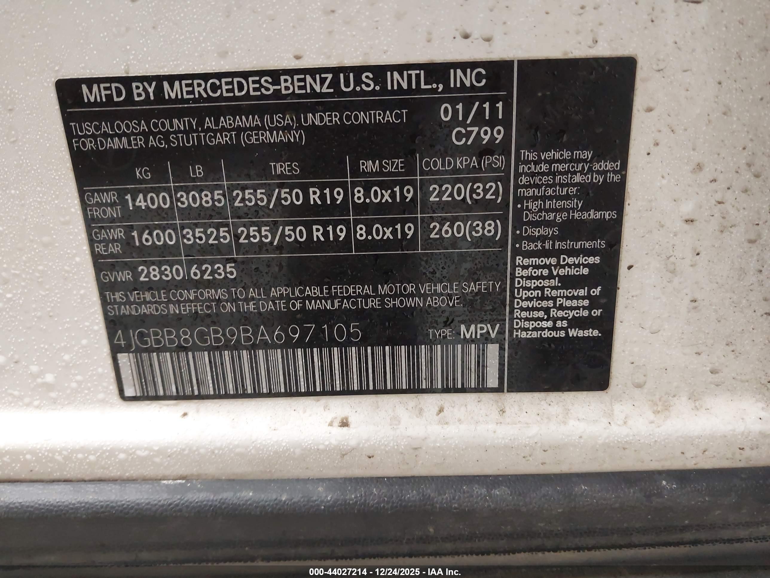 MERCEDES-BENZ ML image 9