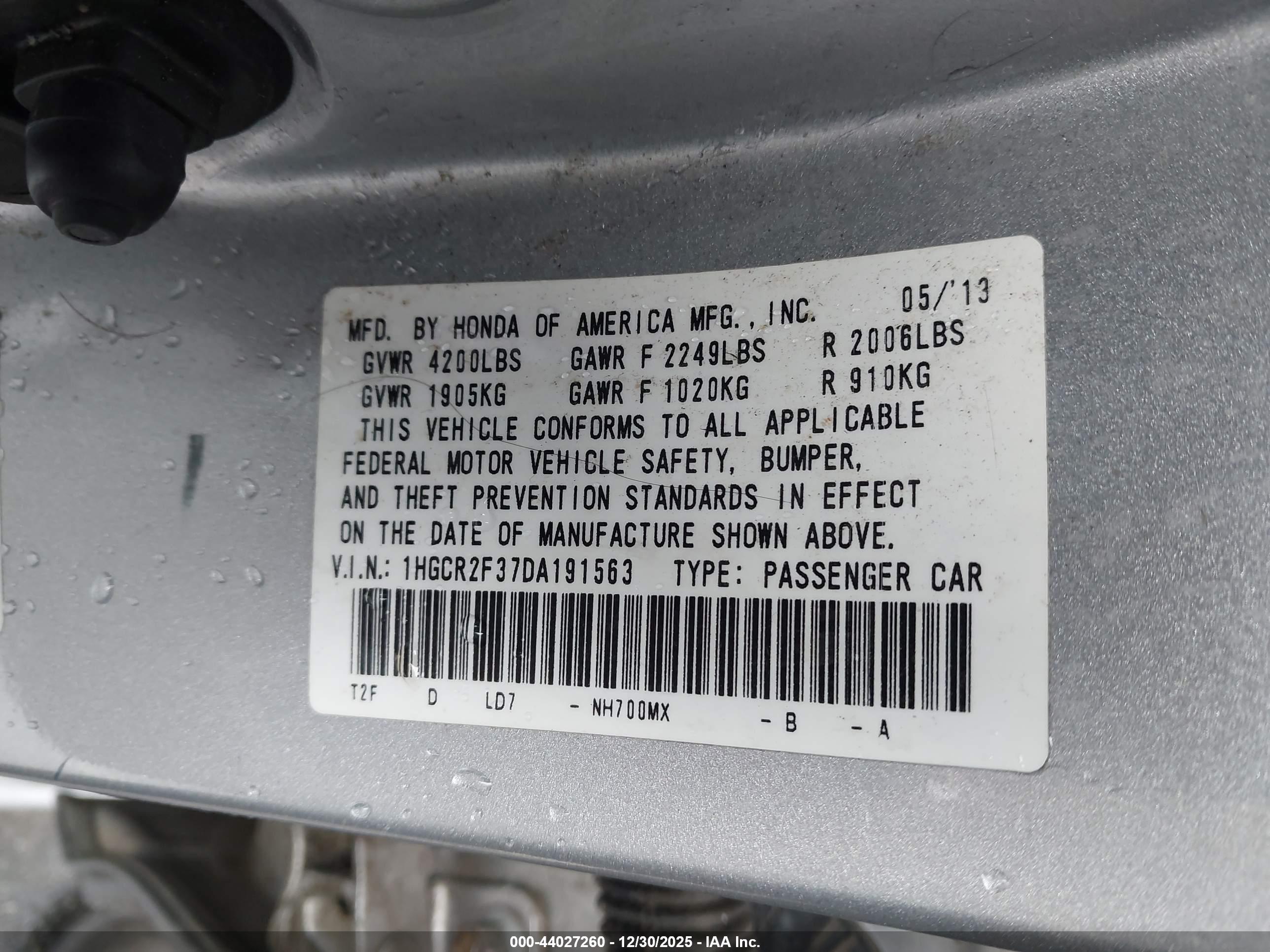 HONDA ACCORD image 9
