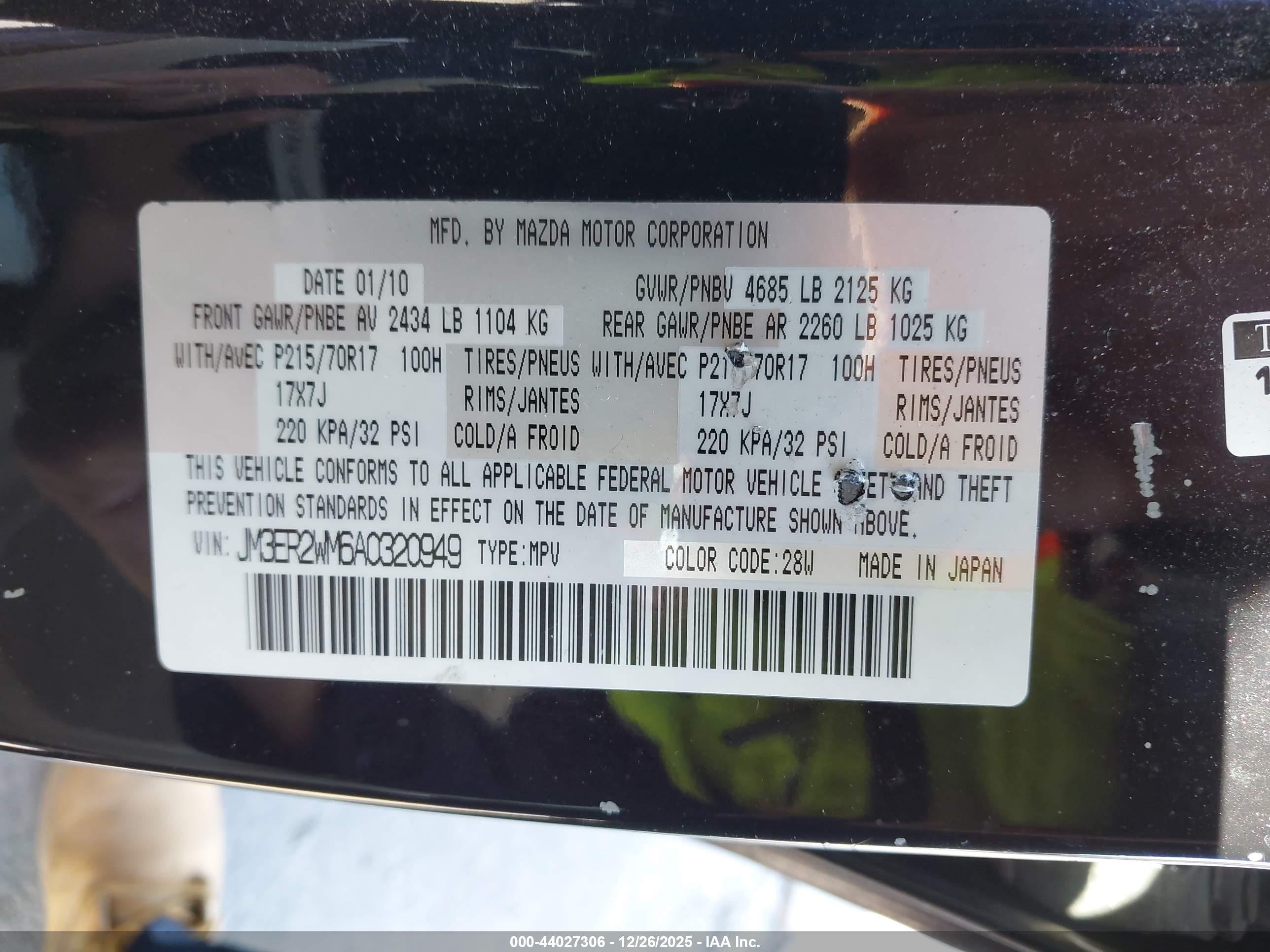MAZDA CX-7 image 9