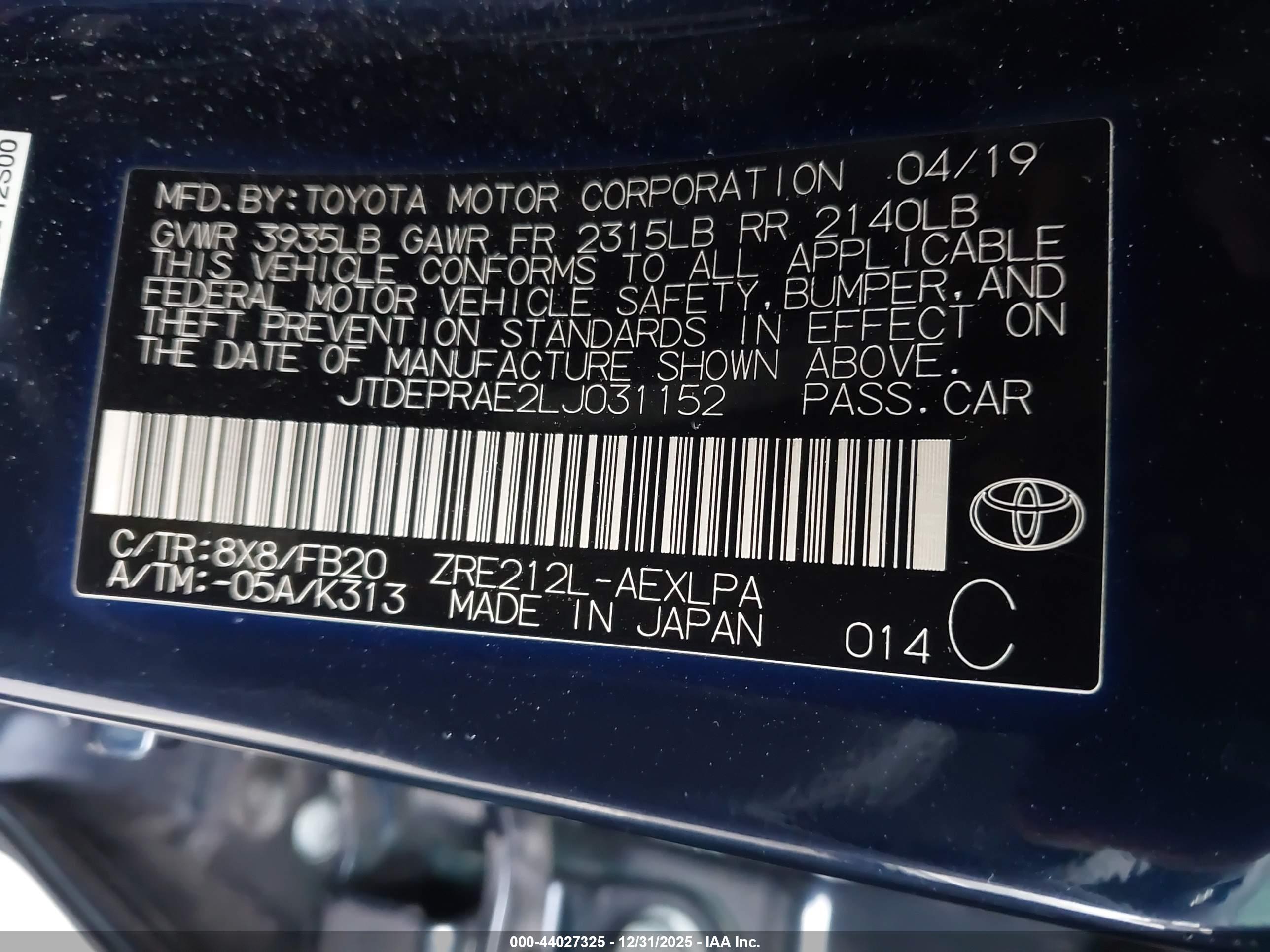 TOYOTA COROLLA image 9