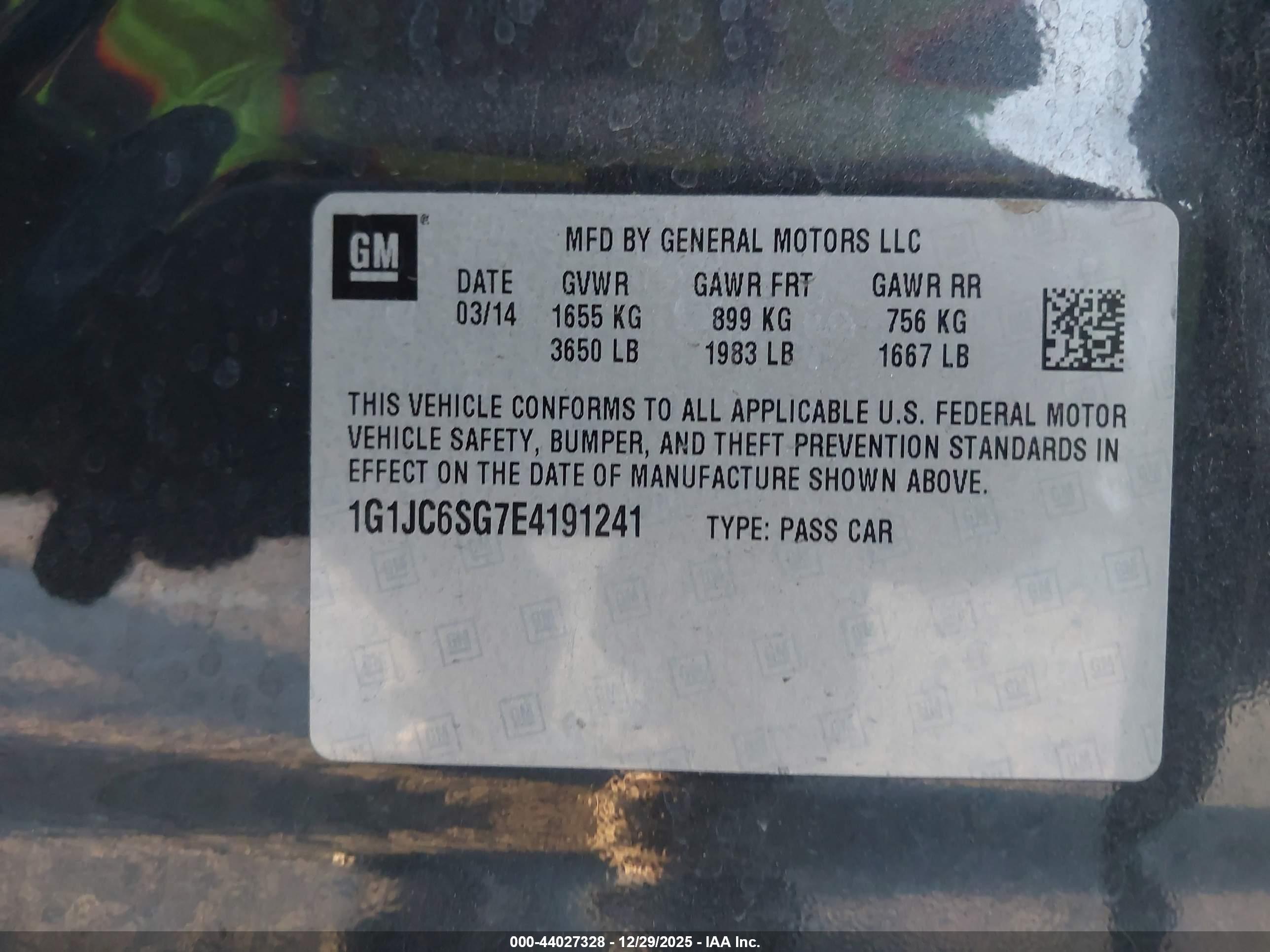 CHEVROLET SONIC image 9