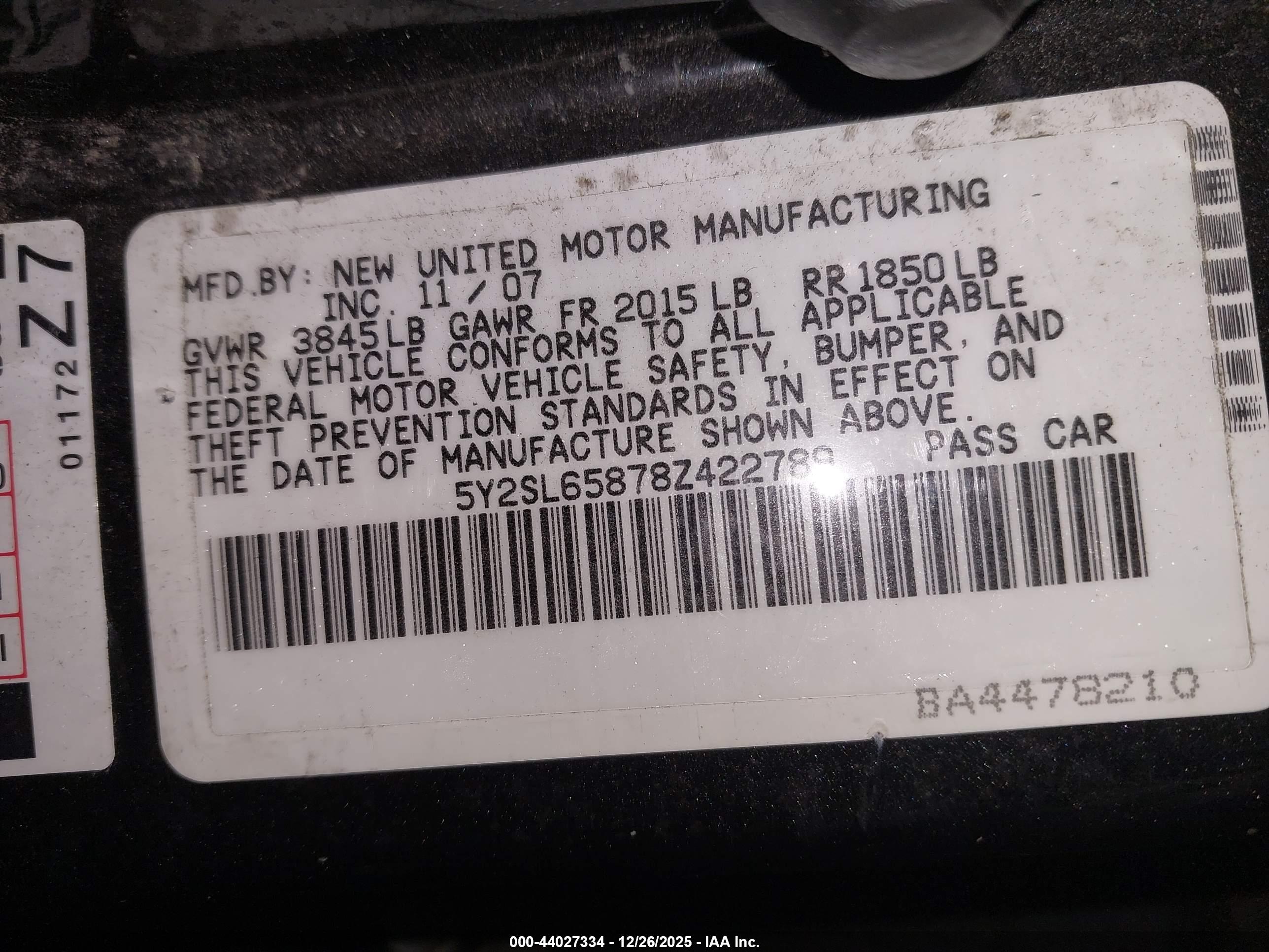 PONTIAC VIBE image 9