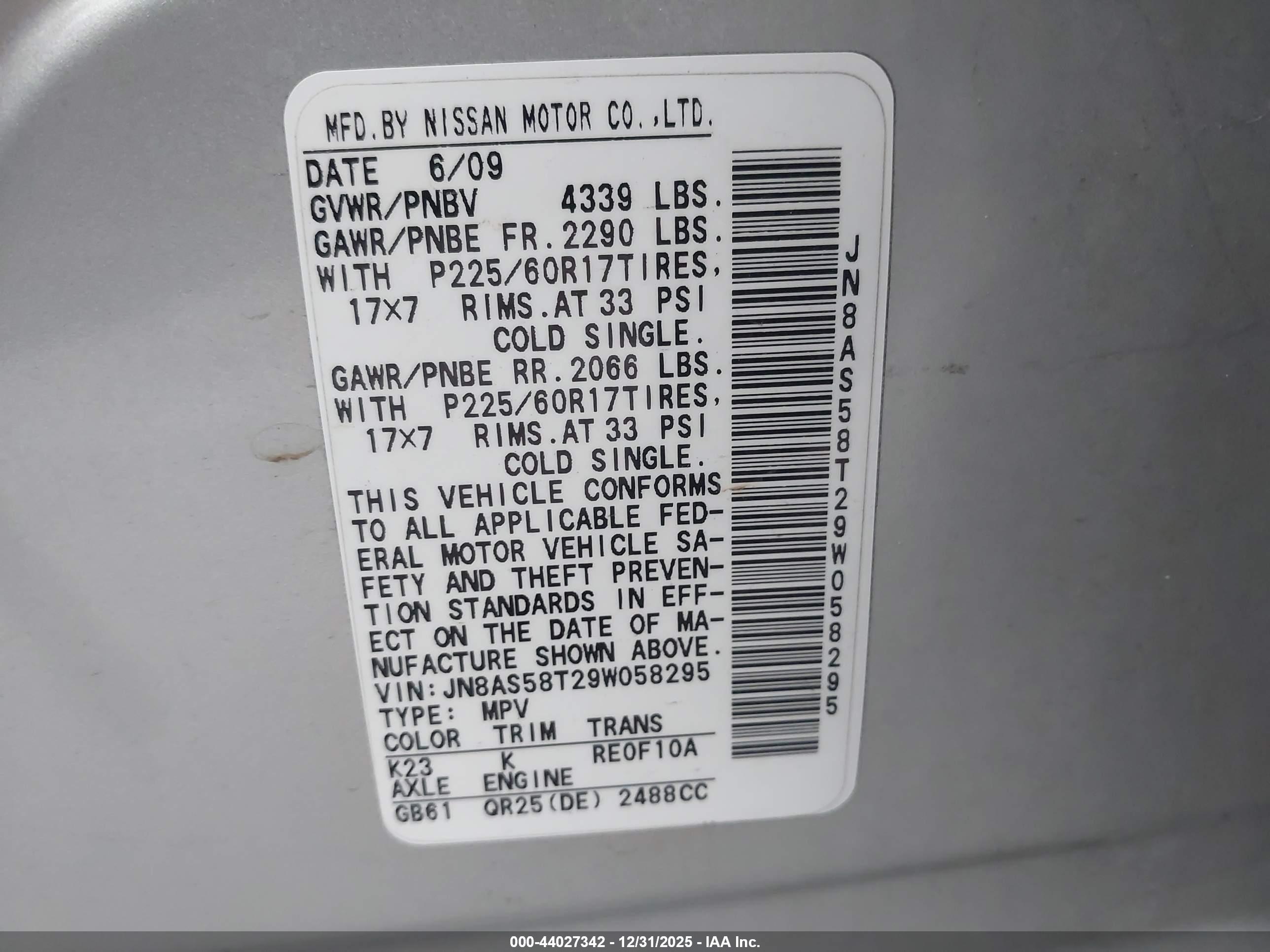 NISSAN ROGUE image 9