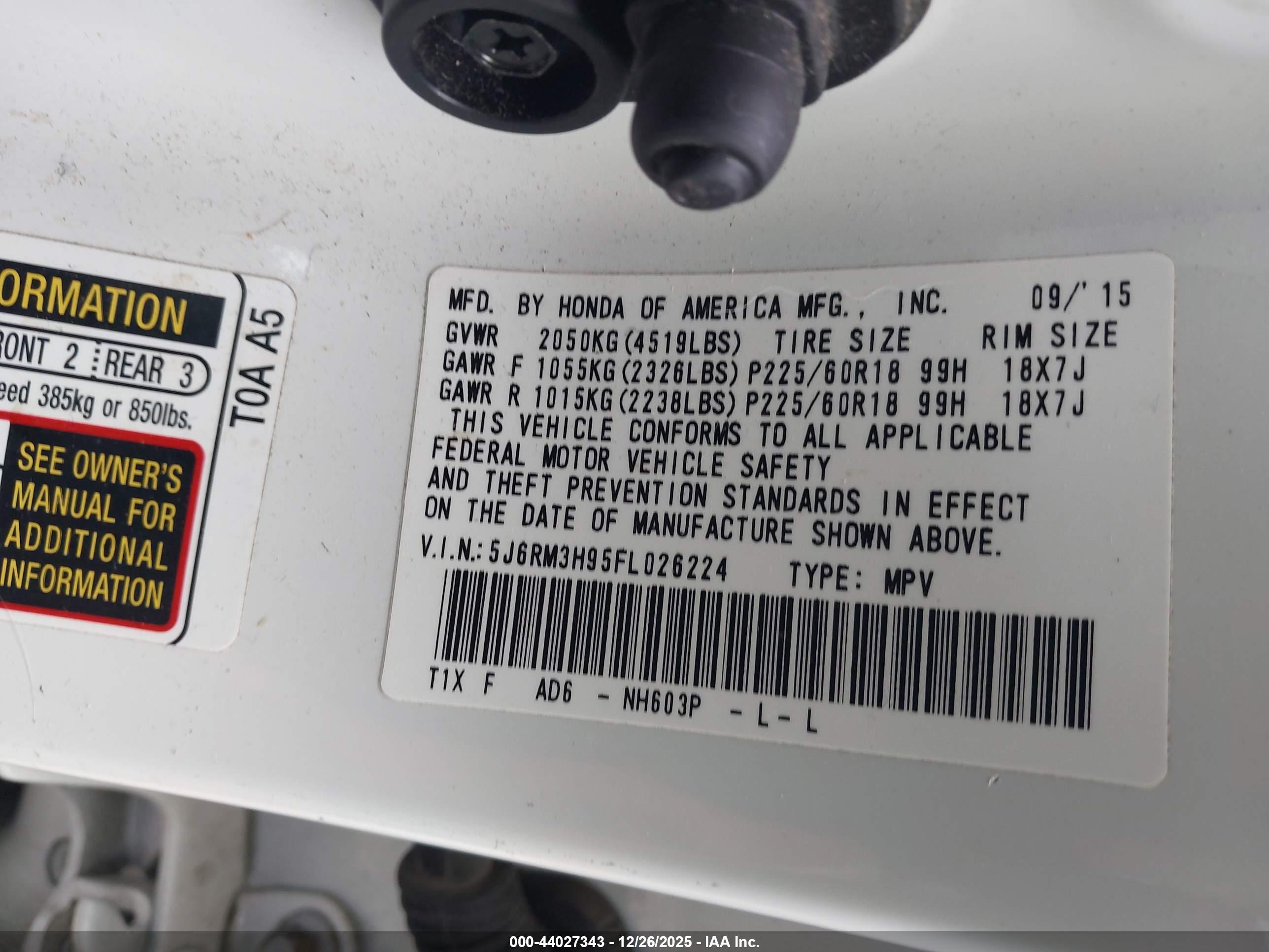 HONDA CR-V image 9