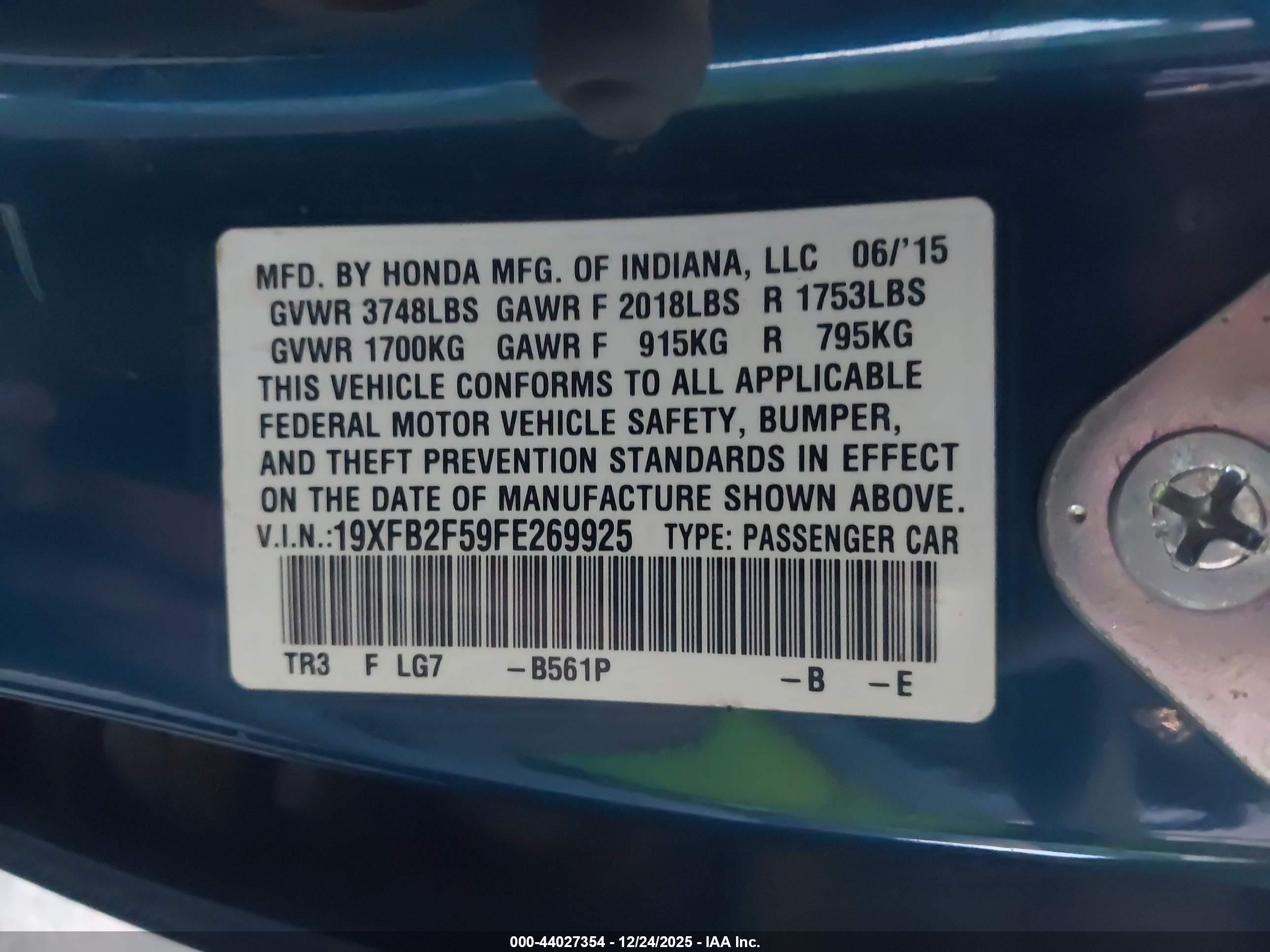 HONDA CIVIC image 9