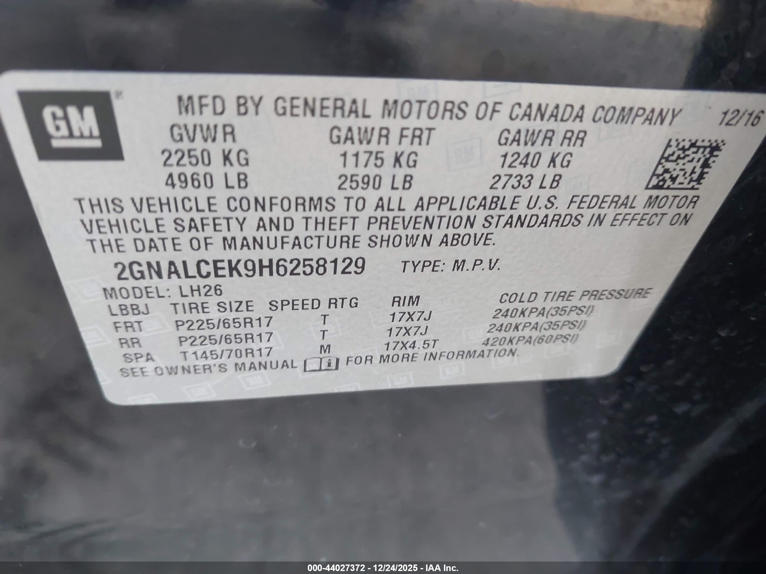 CHEVROLET EQUINOX image 9
