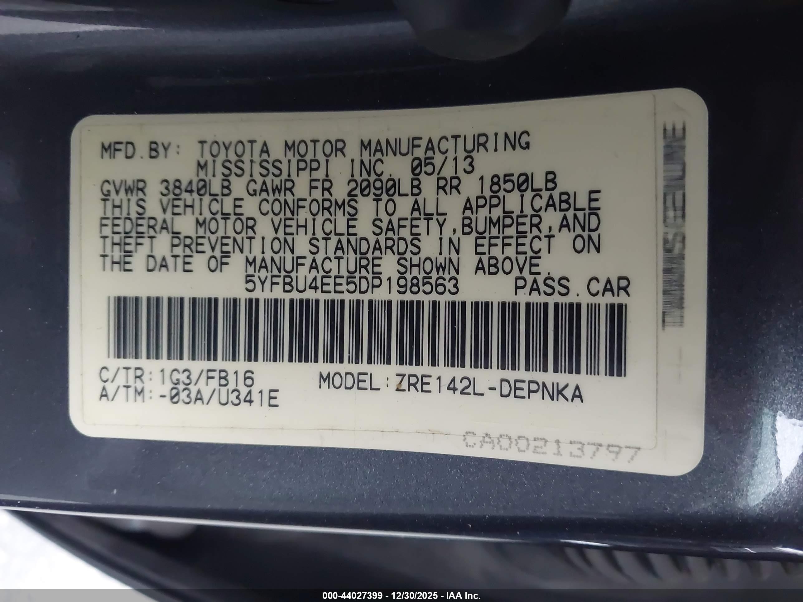 TOYOTA COROLLA image 9