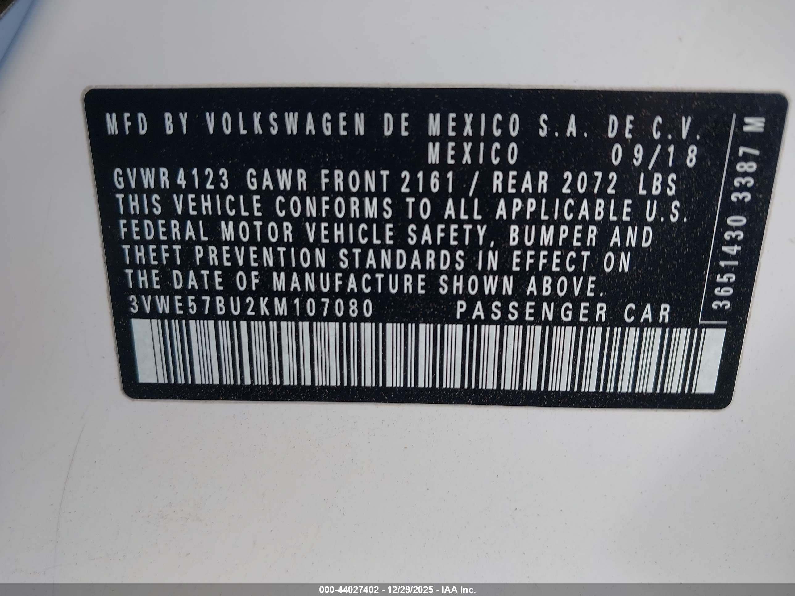 VOLKSWAGEN JETTA image 9