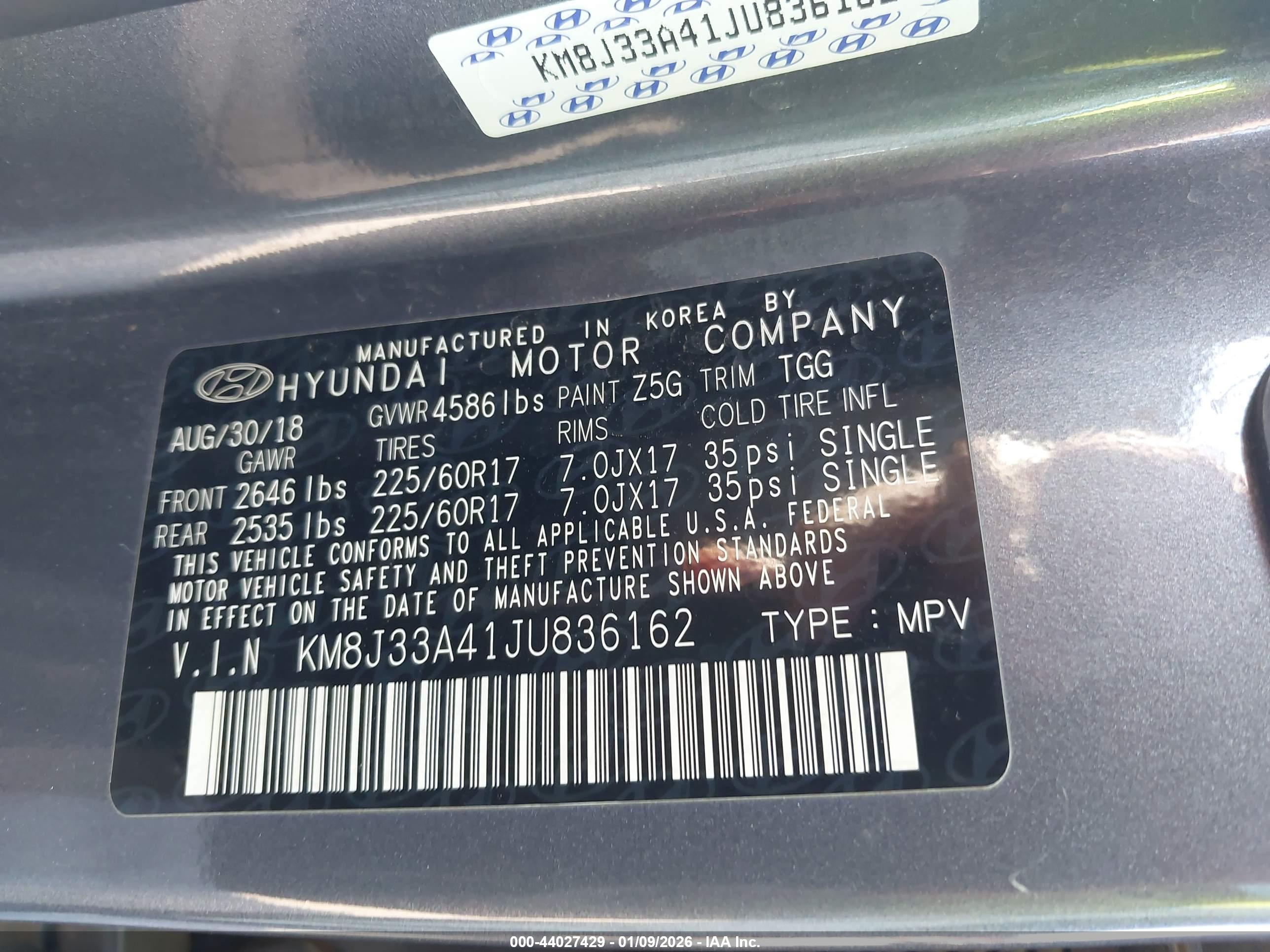 HYUNDAI TUCSON image 9